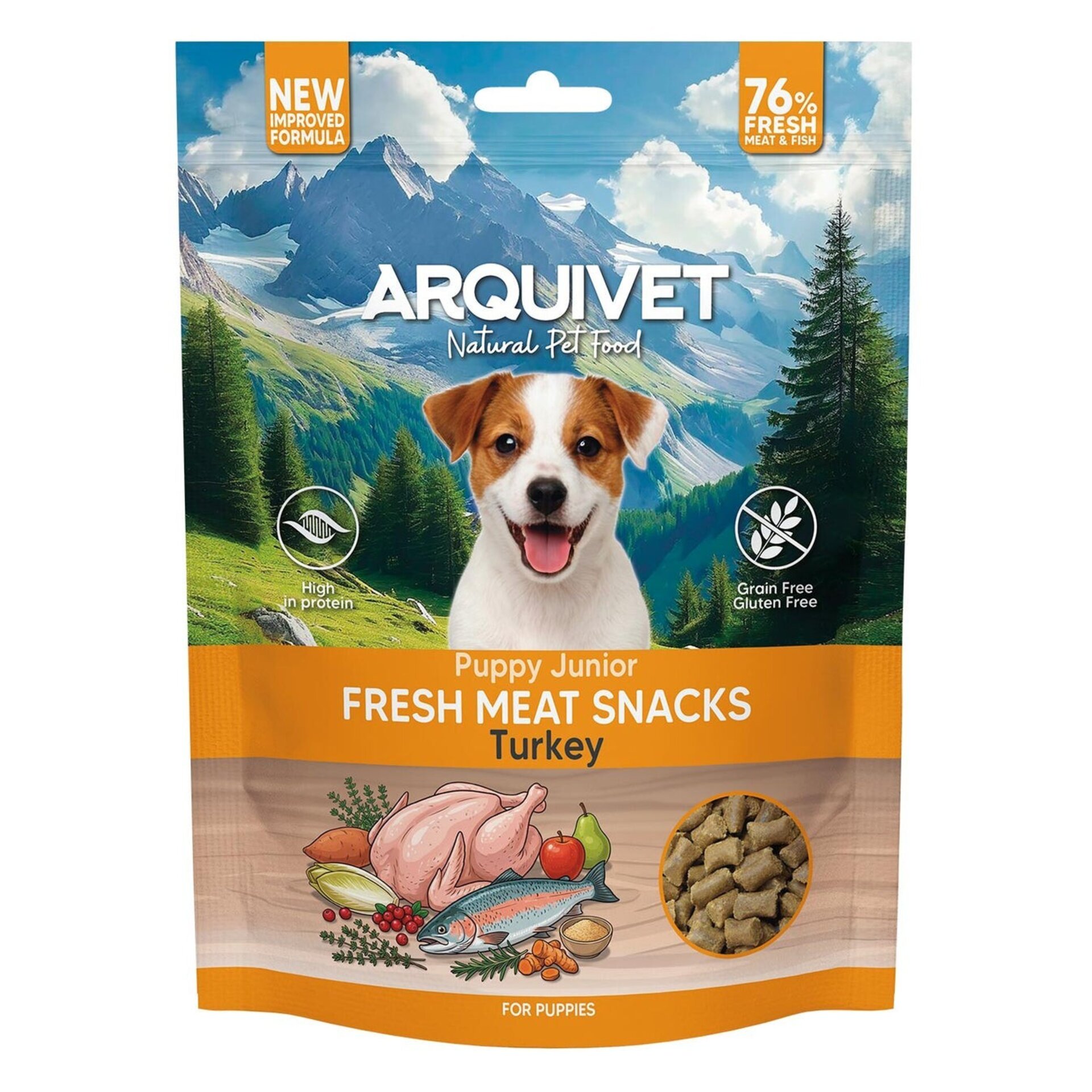 Snacks semihúmedos de pavo - para Cachorros - Fresh Meat Snacks - 2