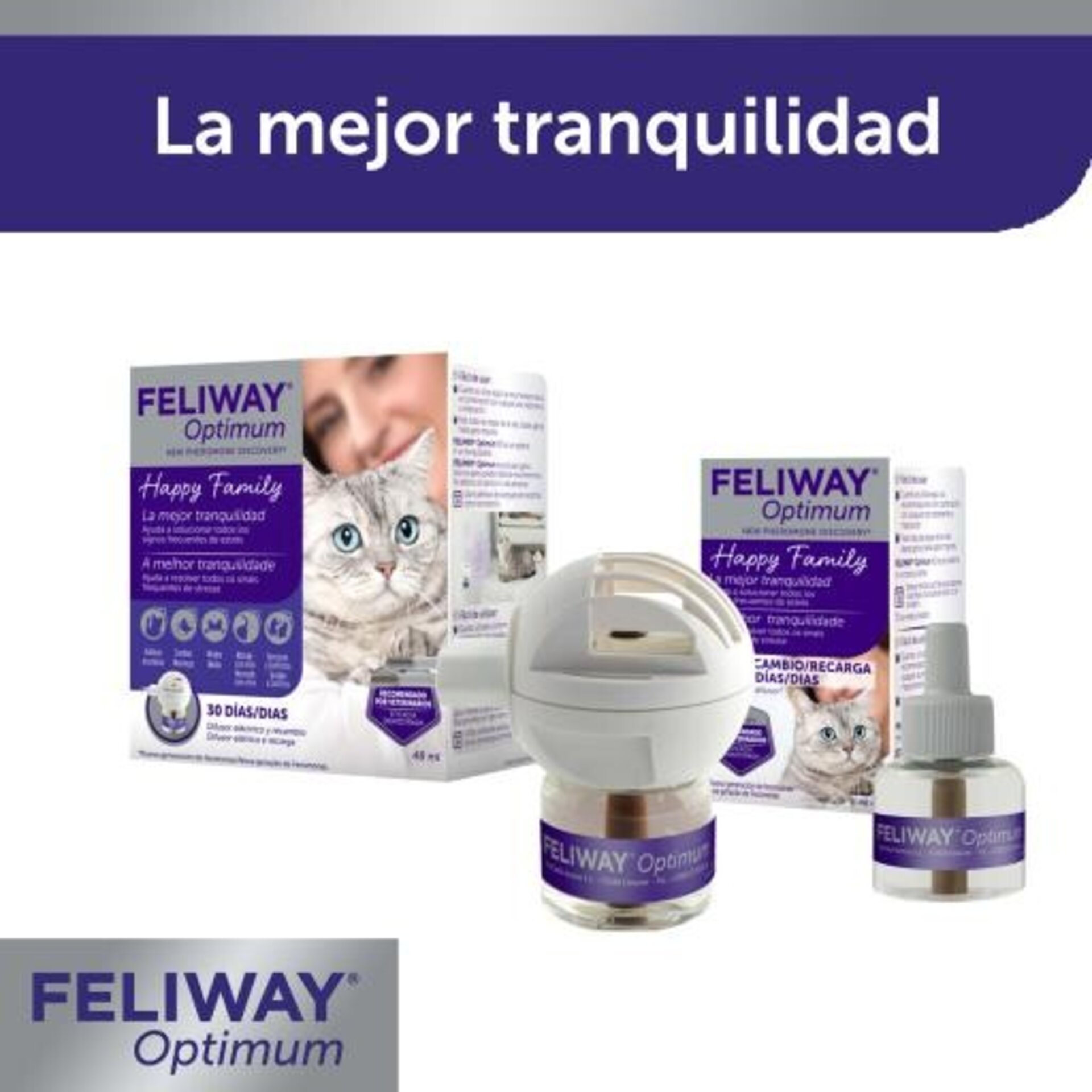 Feliway Optimum 3 Pack Recambios - 2