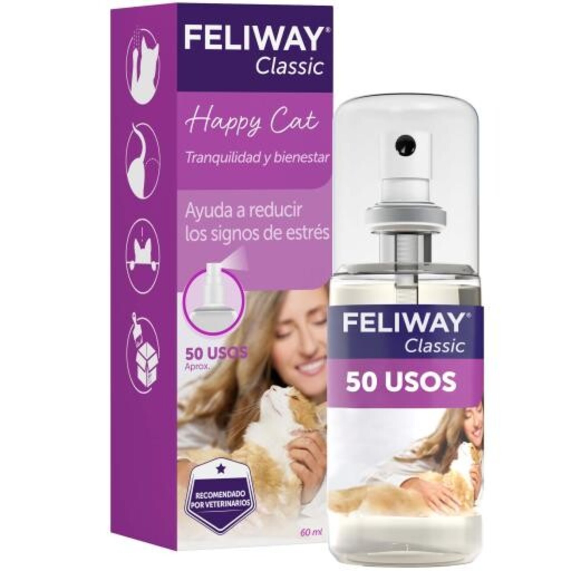 Feliway Classic Spray Antiestrés para Gatos 60ml - 1