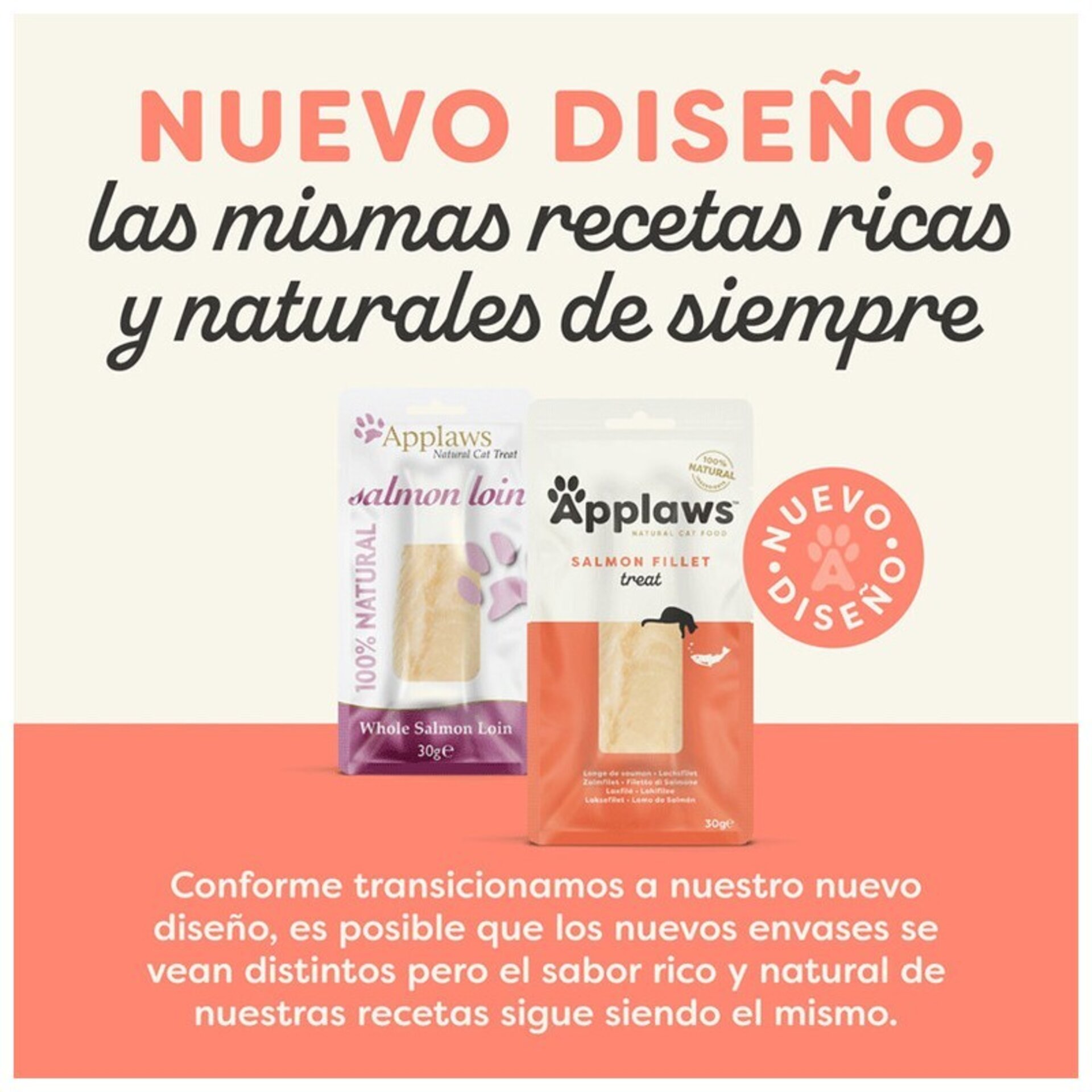 Applaws Lomo de Salmón snack para gatos - 2
