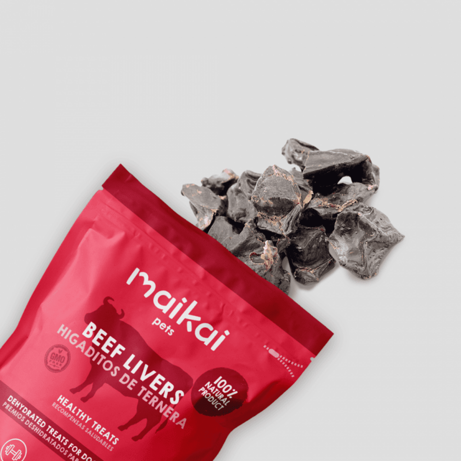 Snacks de Higaditos de Ternera para perros y gatos – 100g - 2