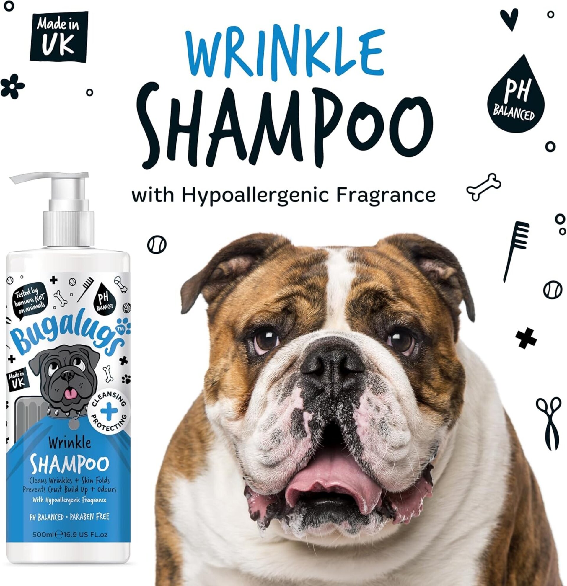 Bugalugs champú para perros para la piel con picazón 500ml - 7