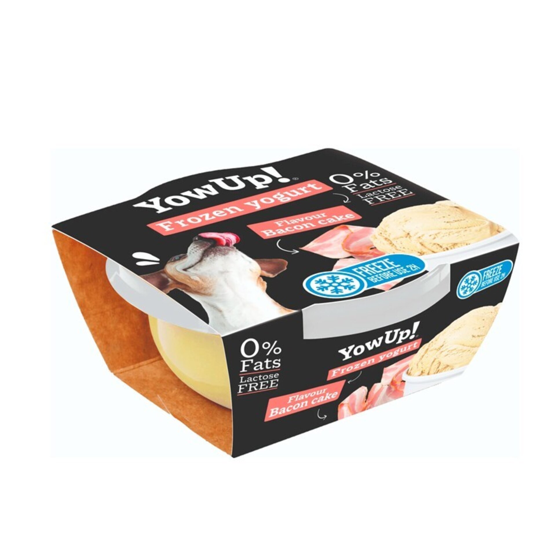 Yowup Yogurt Helado de Pastel de Bacon para Perros - 1