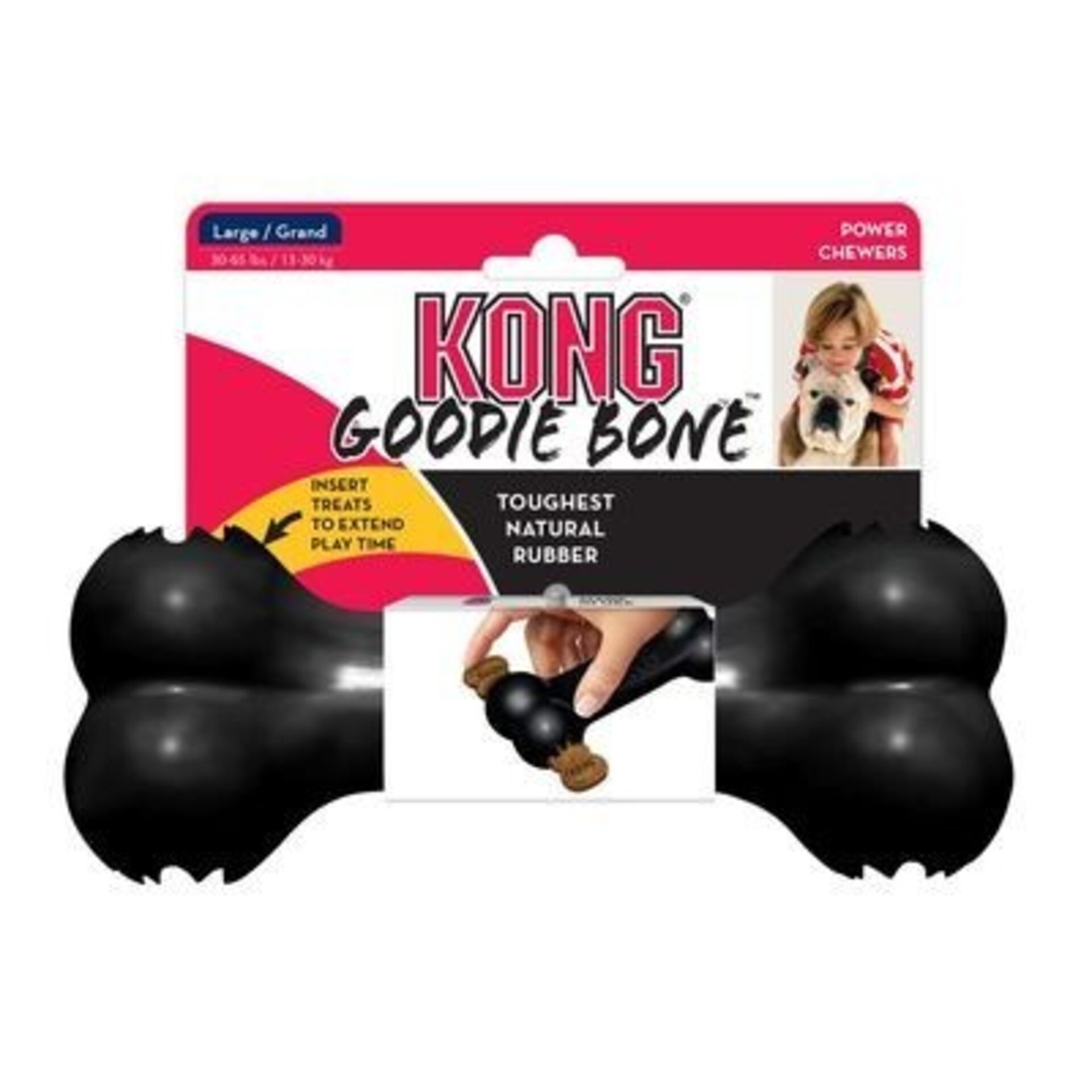 KONG Extreme Goodie Juguete Hueso para Perros - 2
