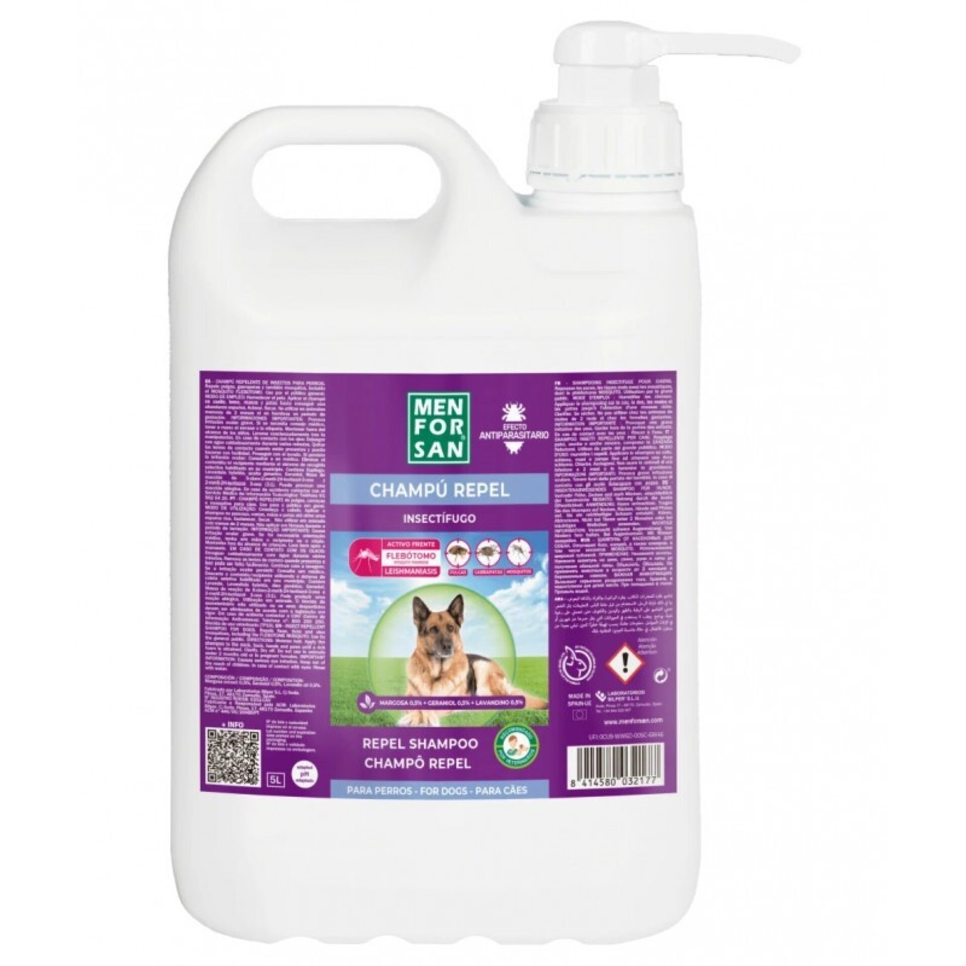 Champú Anti-insectos con margosa, geraniol y lavandino - 3