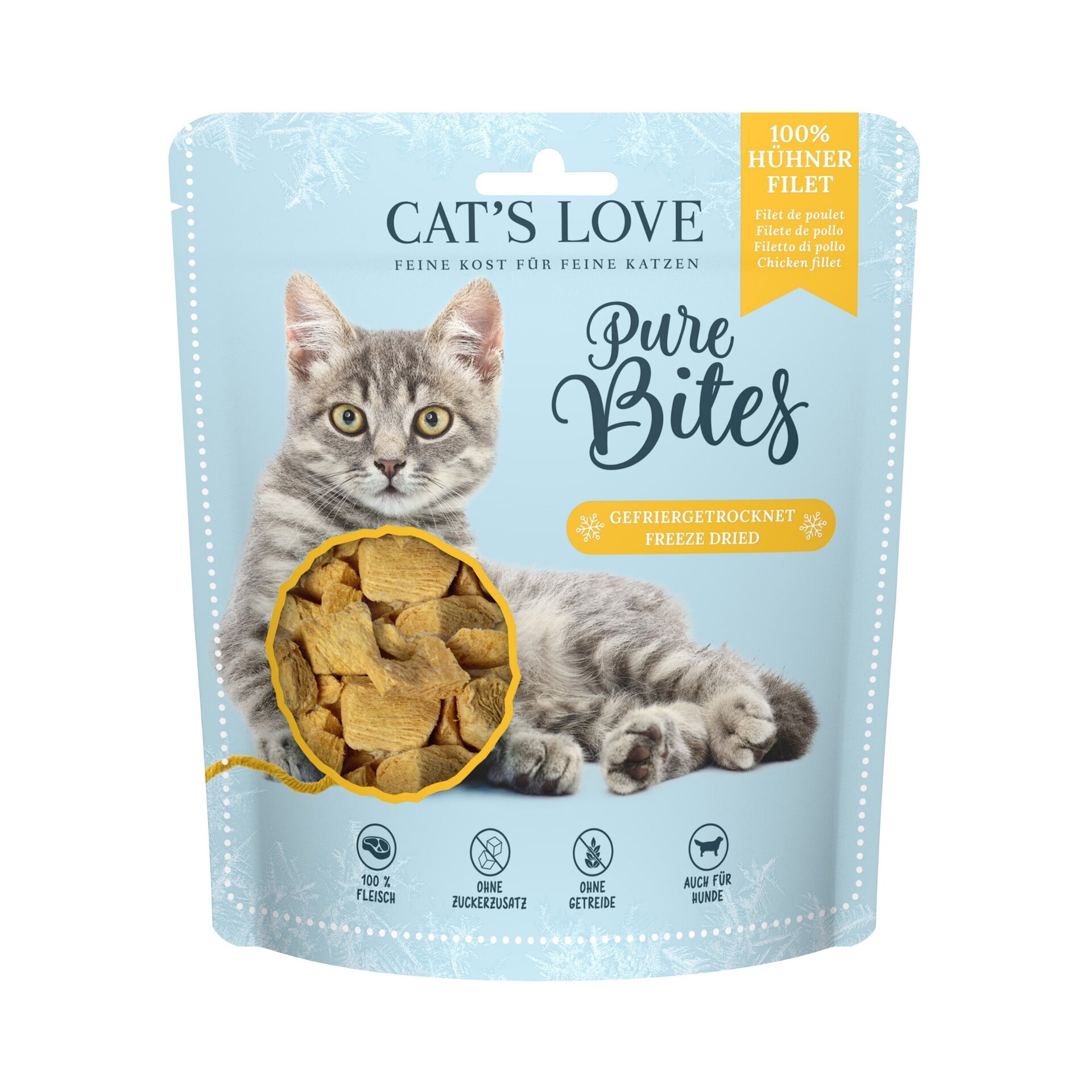 Cat´s love snack liofilizado para gato pollo 40g - 1