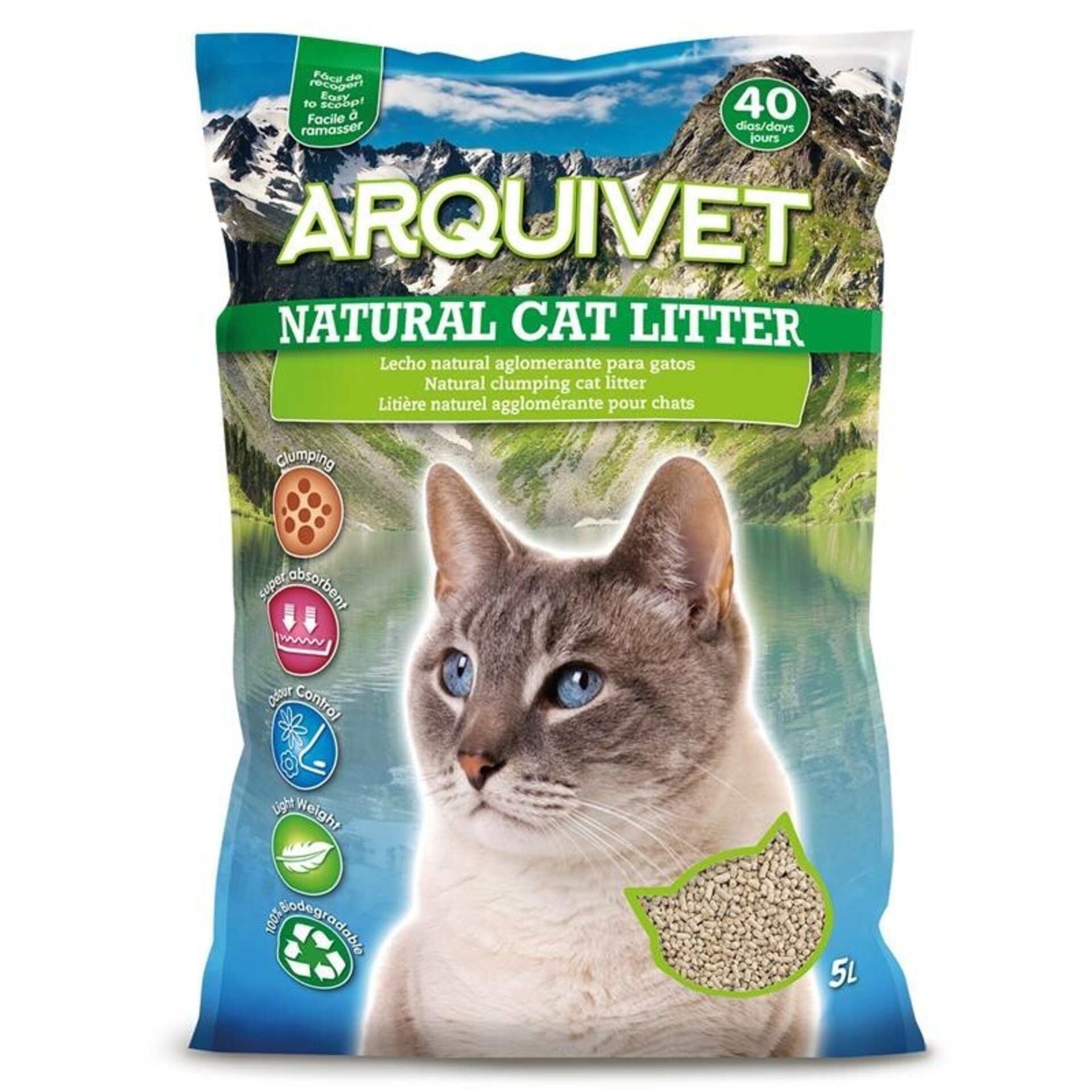 Natural Cat Litter 5 L - 1