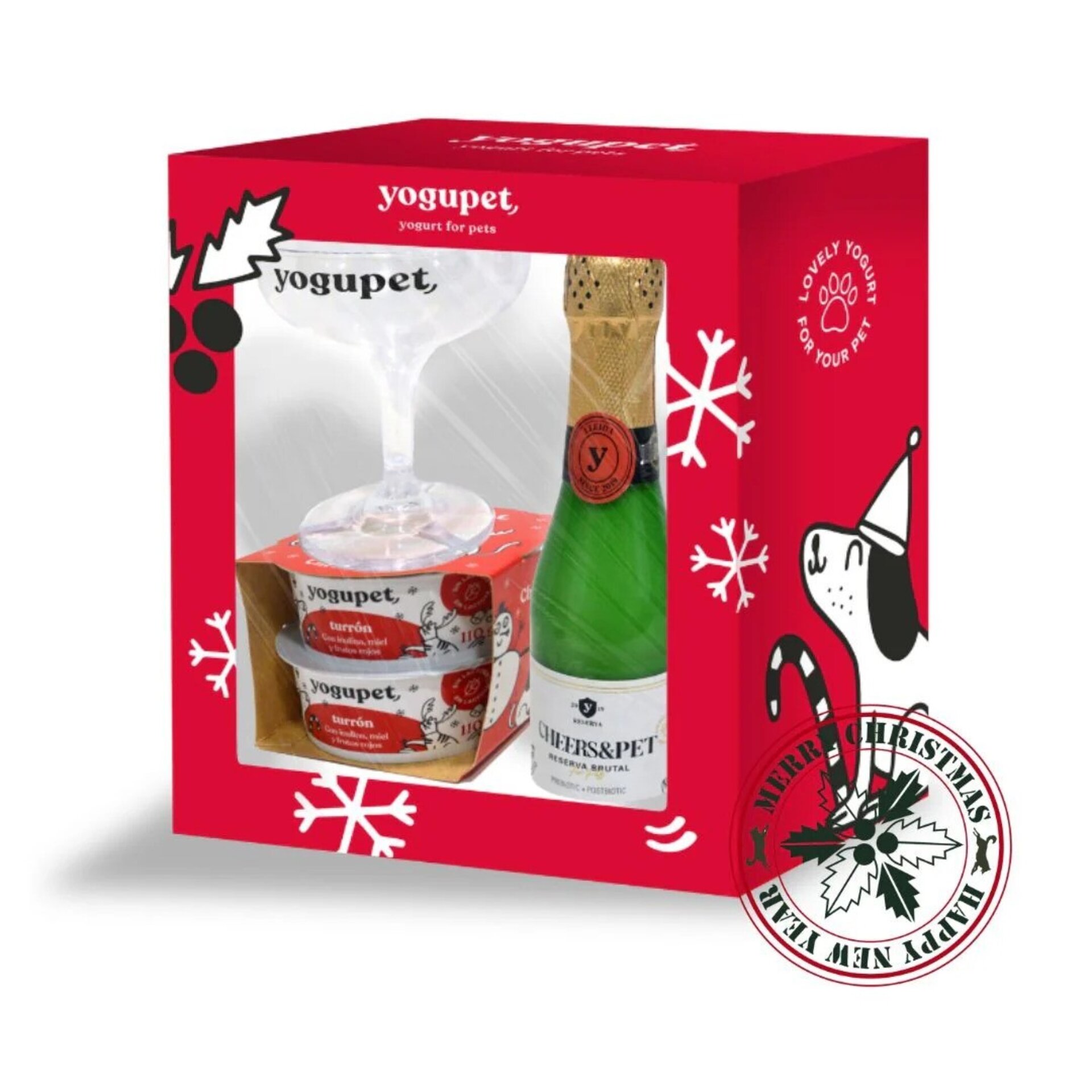 Yogupet Navidad Caja I: Copa + Cheers&pet + Yogupet Turrón - 3