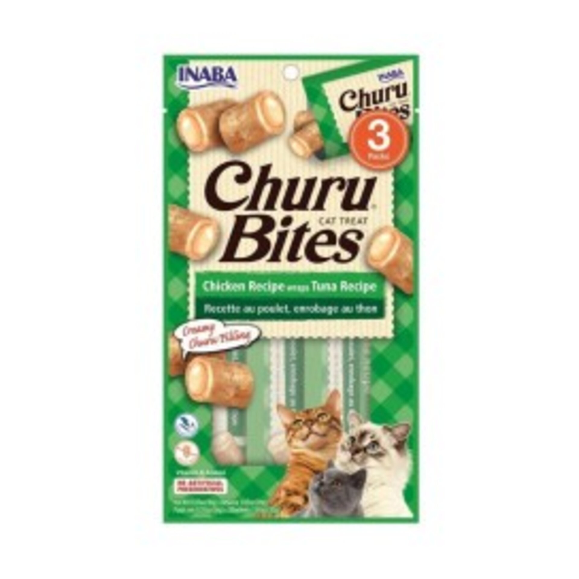 Churu Bites Sabor Pollo y Atún (3×10 g) - 1