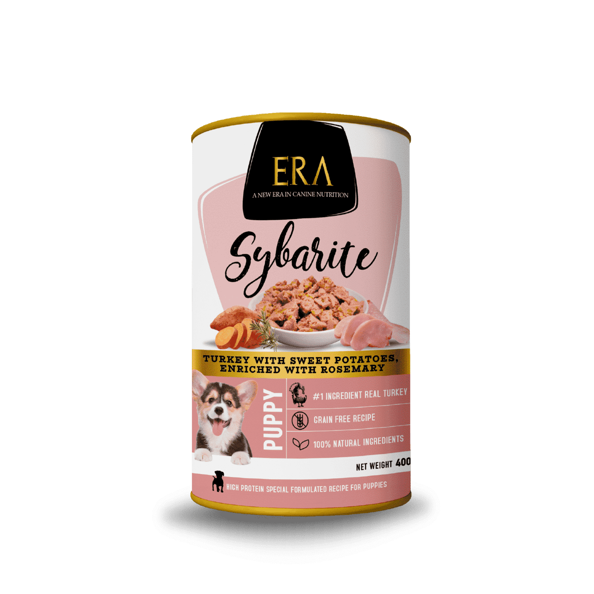 Alimento Húmedo ERA Sybarite de Pavo con Batata para Cachorros - 1