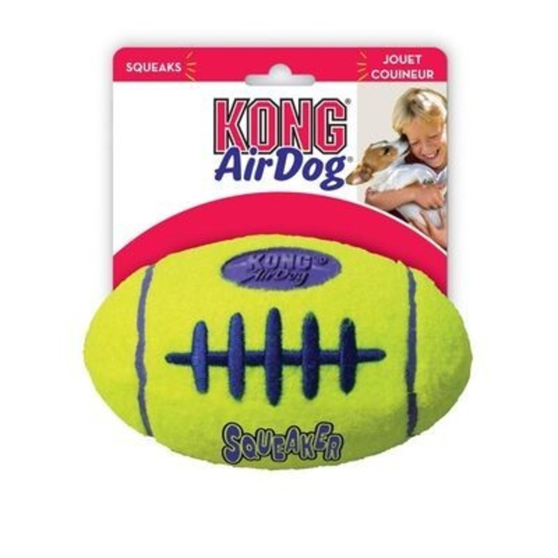 KONG Squeaker Pelota Football Perros - 2