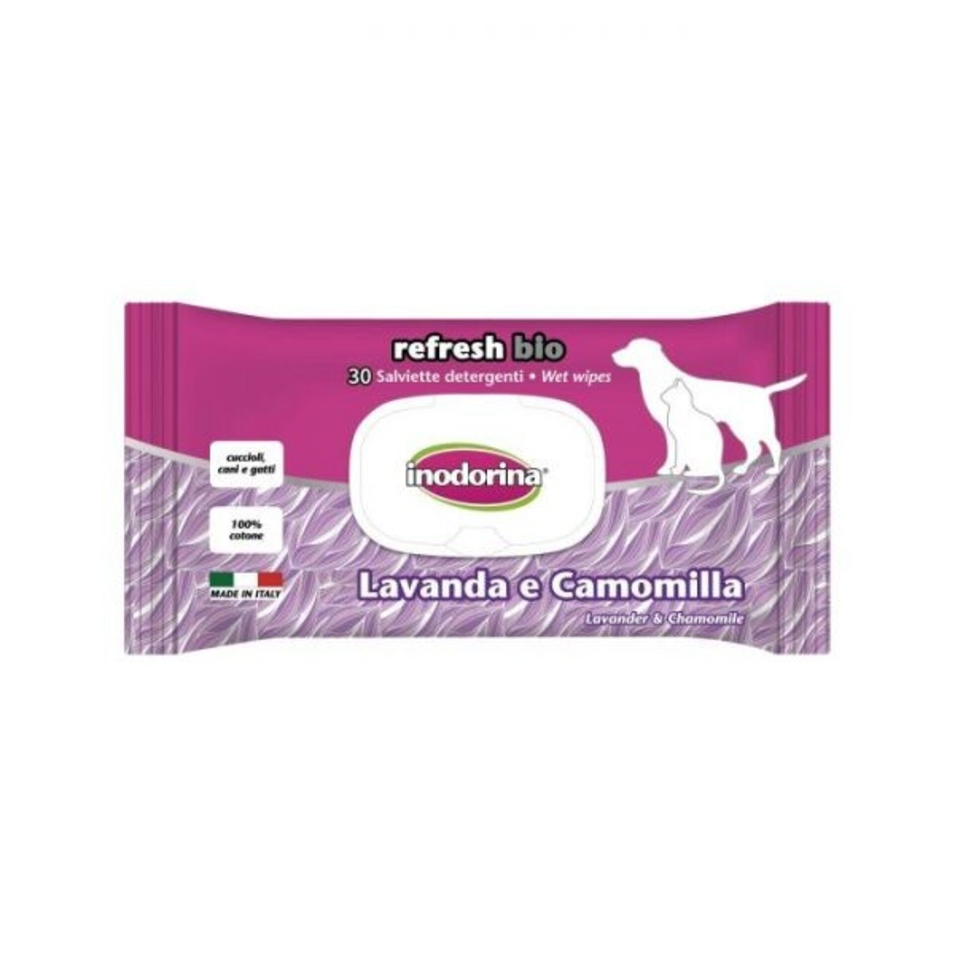Toallitas inodorina bio lavanda/camomila 30 uds - 1