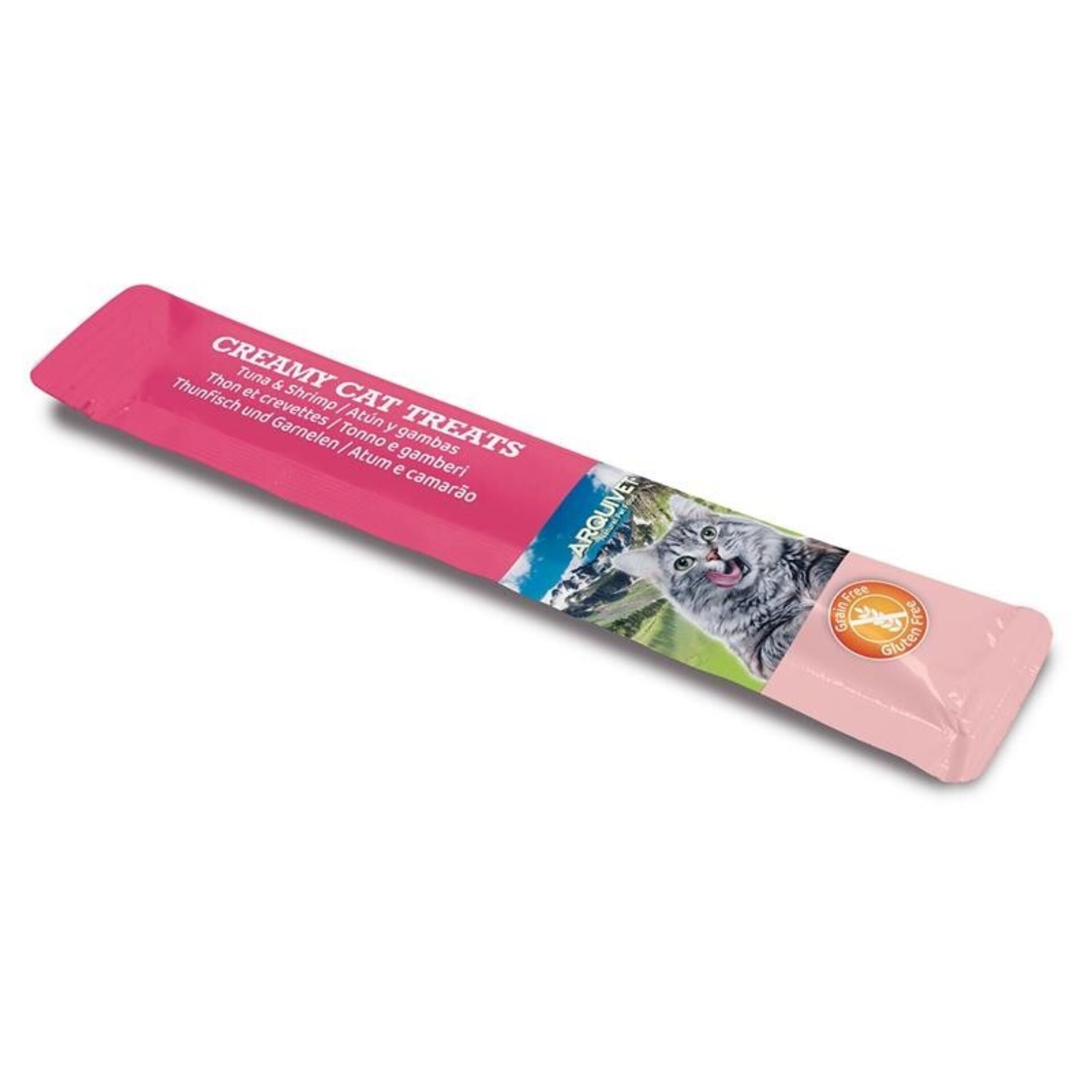 Creamy Cat Treats - Snack cremoso de atún y gambas (bolsa 5 sobres de 14 g) - 2