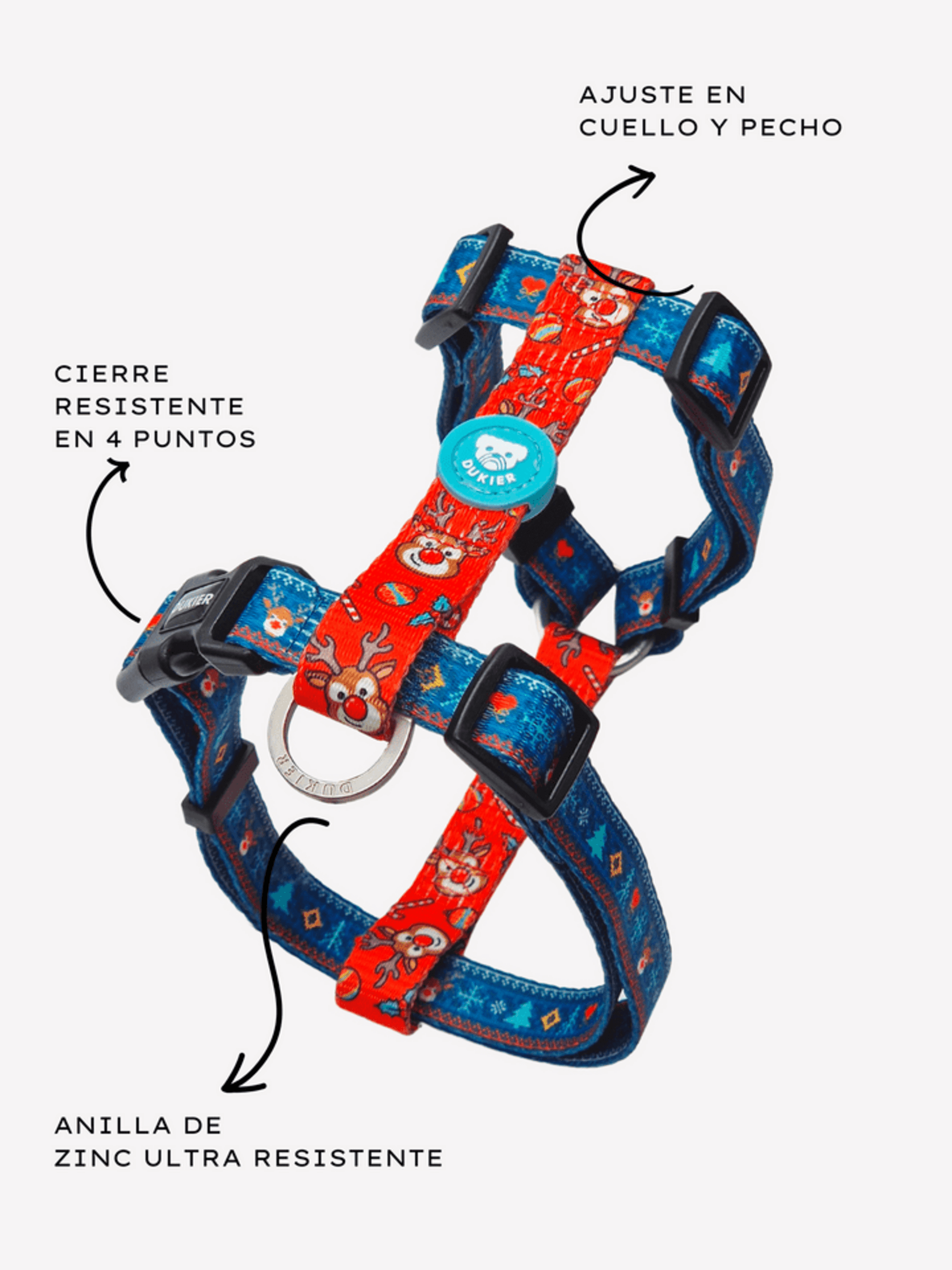 Arnés clásico para perro xmas jumper - 2