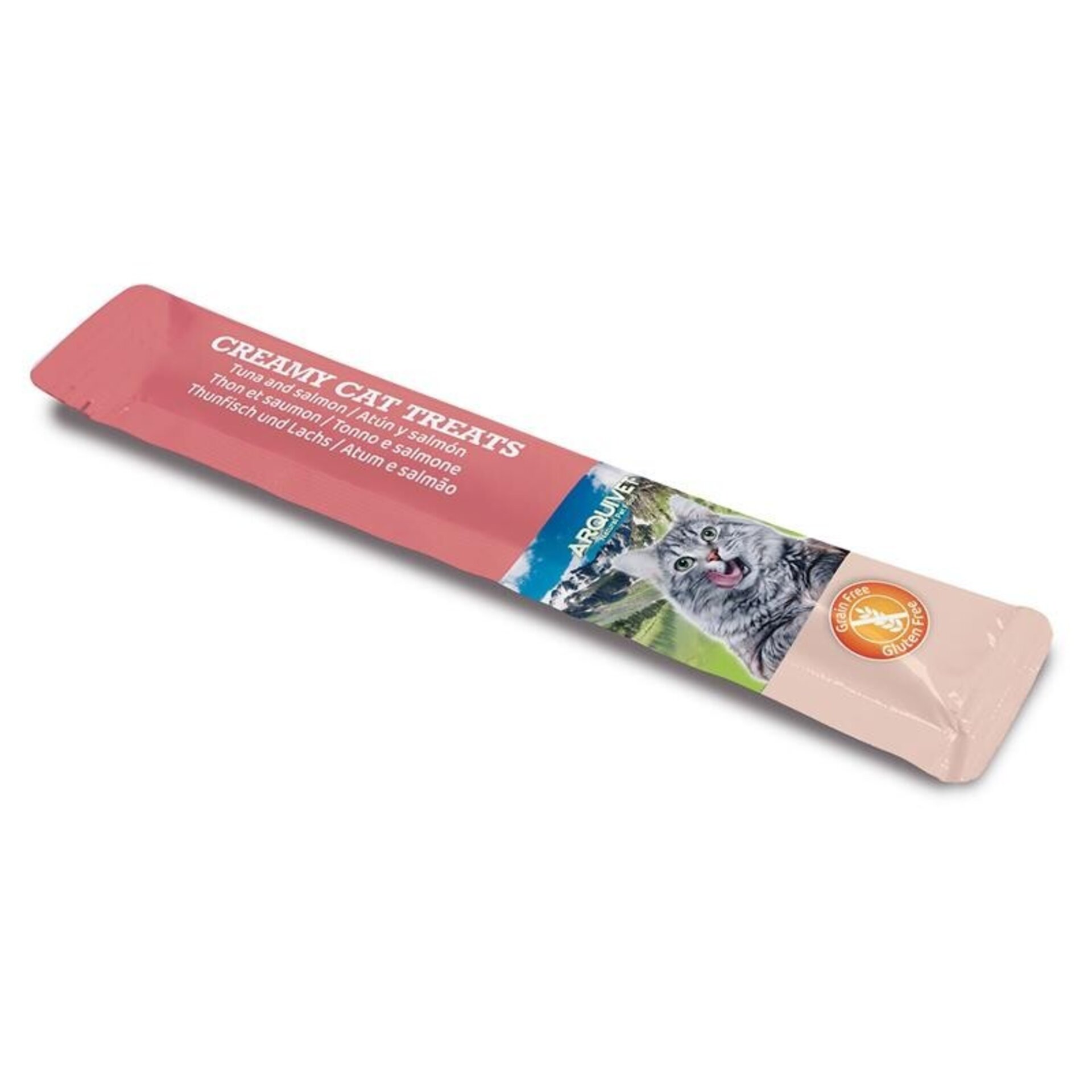 Creamy Cat Treats - Snack cremoso de atún y salmón (bolsa 5 sobres de 14g) - 2