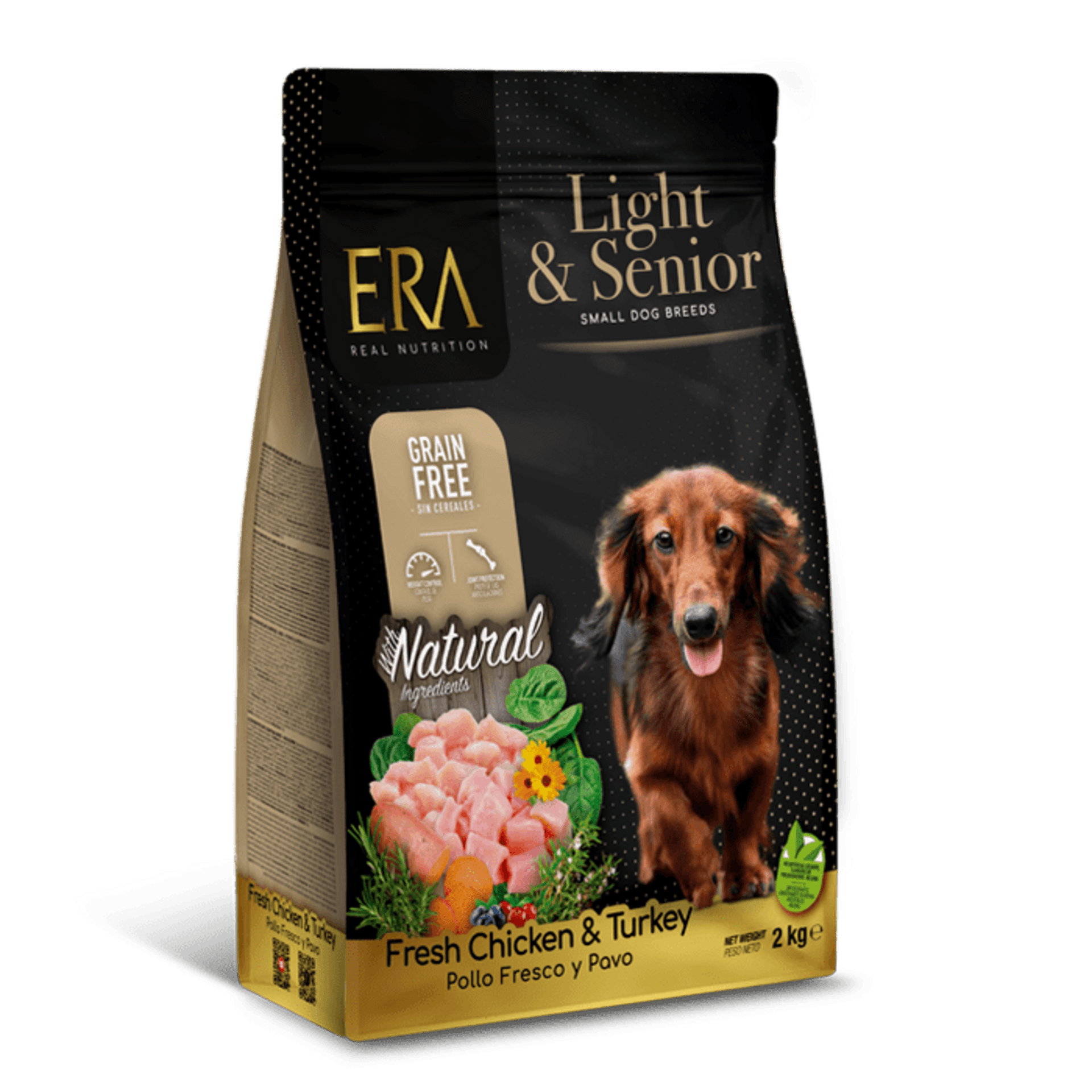 ERA Grain-Free Senior & Light Pollo y Pavo para Razas Pequeñas - 1