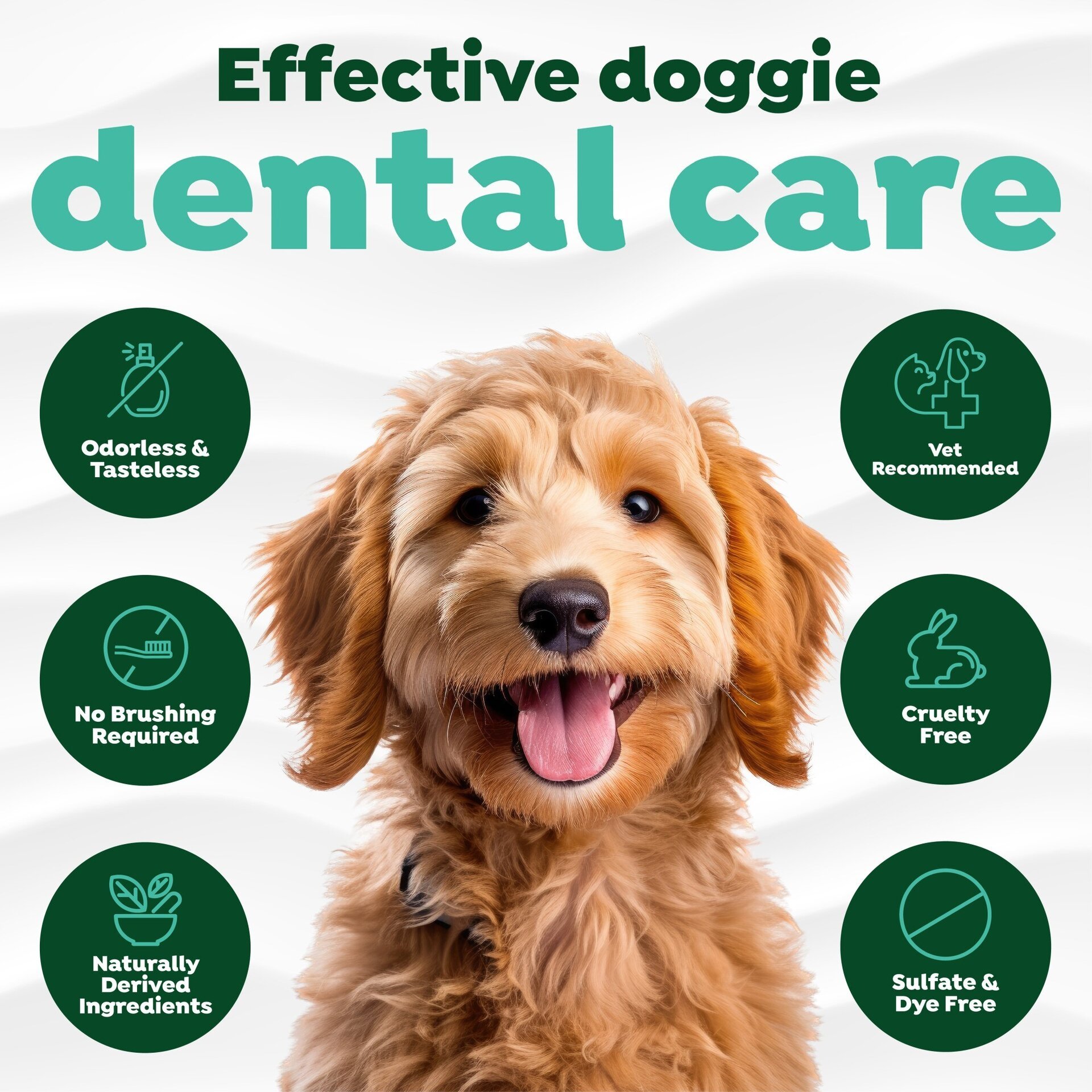 Tropiclean solucion para la salud dental fresh breath 473ml para cachorros - 3