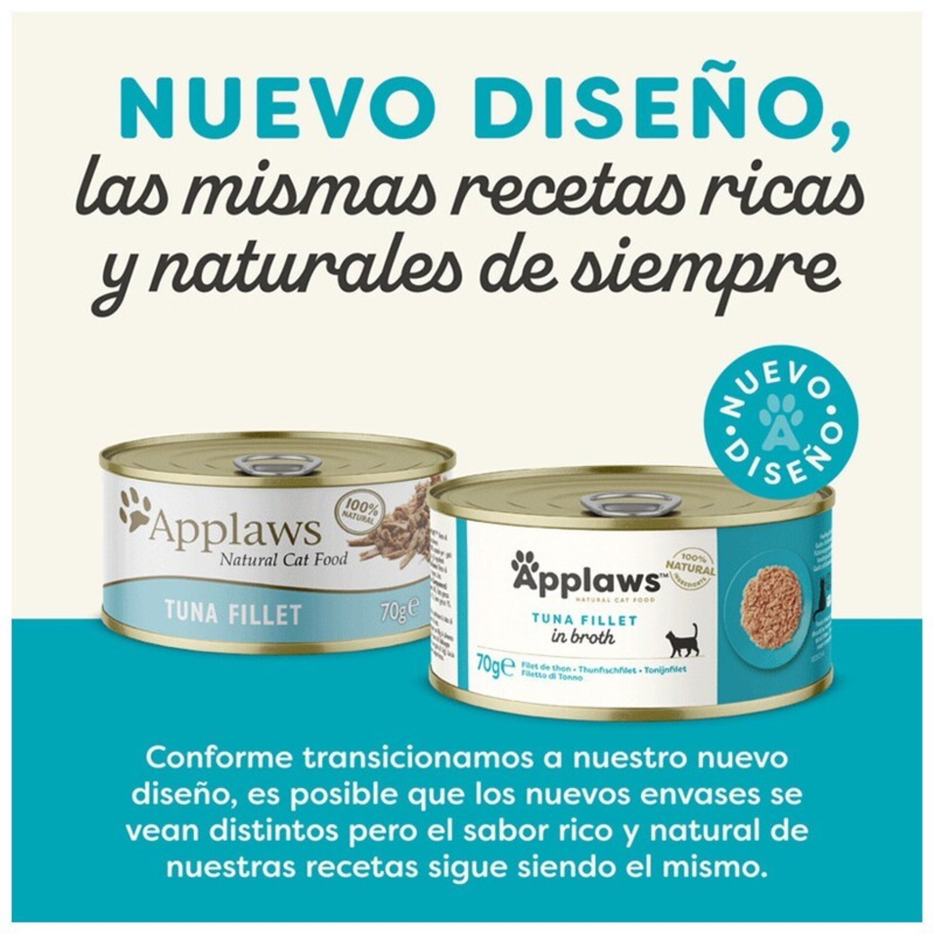 Applaws Filete de Atún lata para gatos - 2
