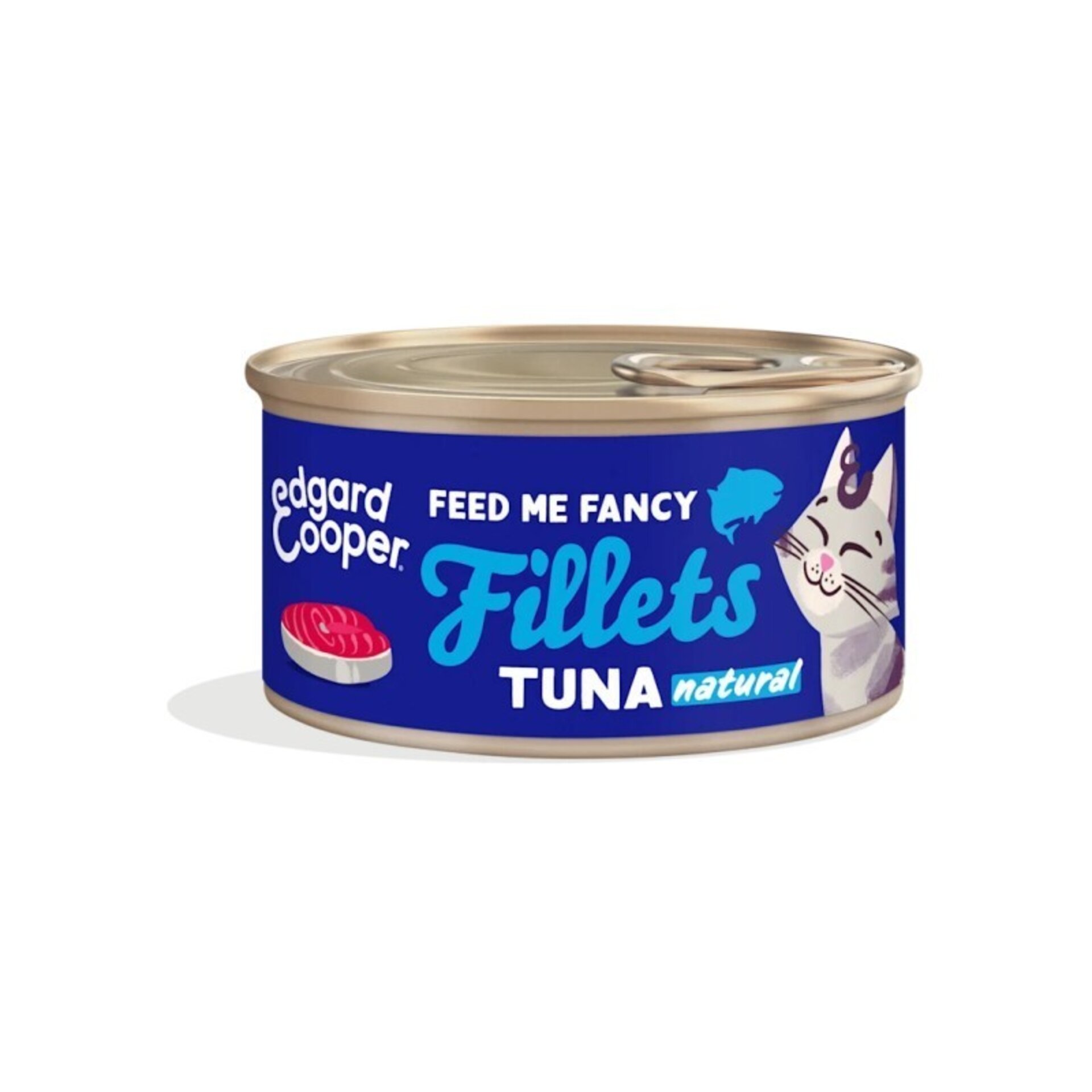 Edgard & Cooper Filetes de atún sin cereales para gatos 70 Gr - 1