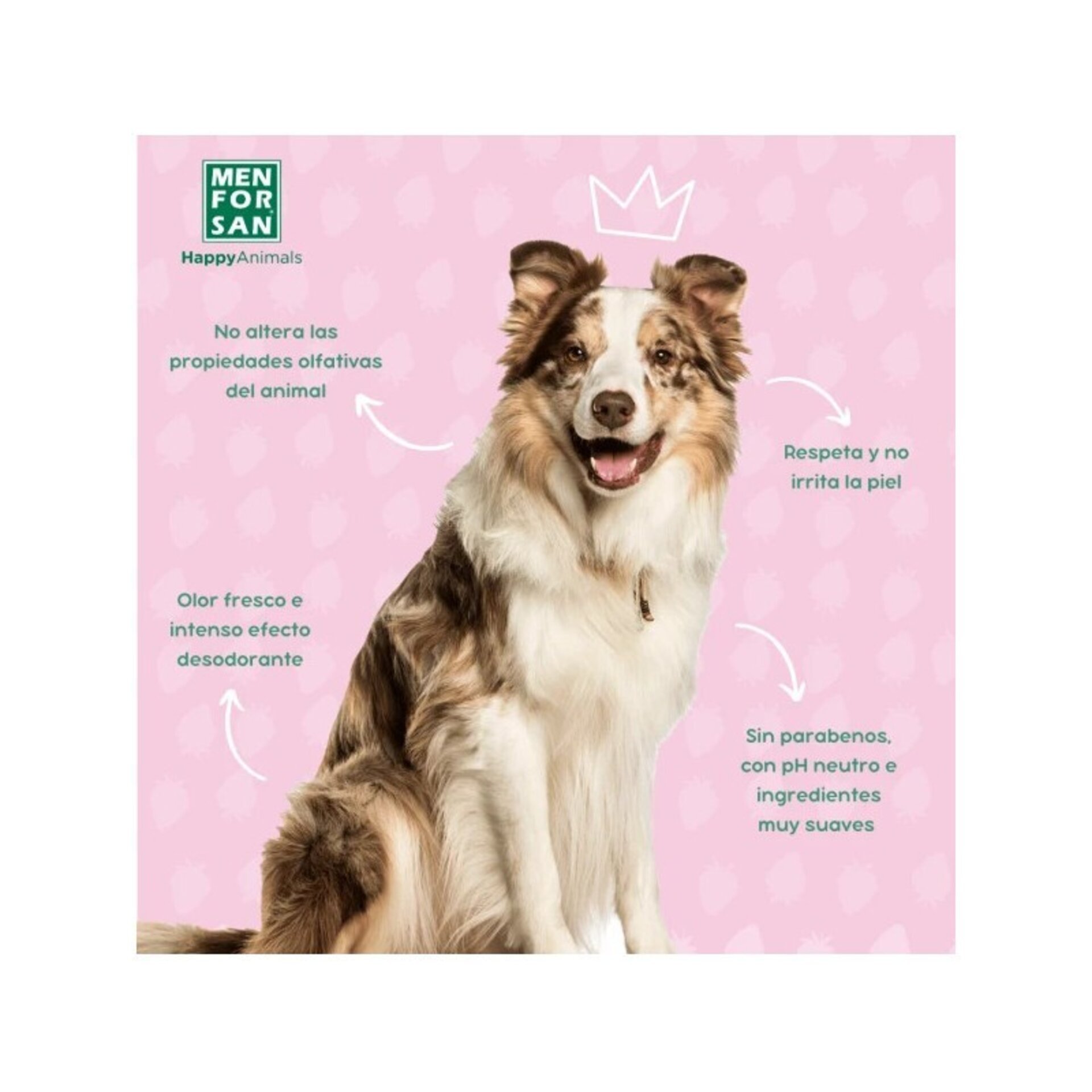 Agua de colonia para perros Fresa 125ml - 3