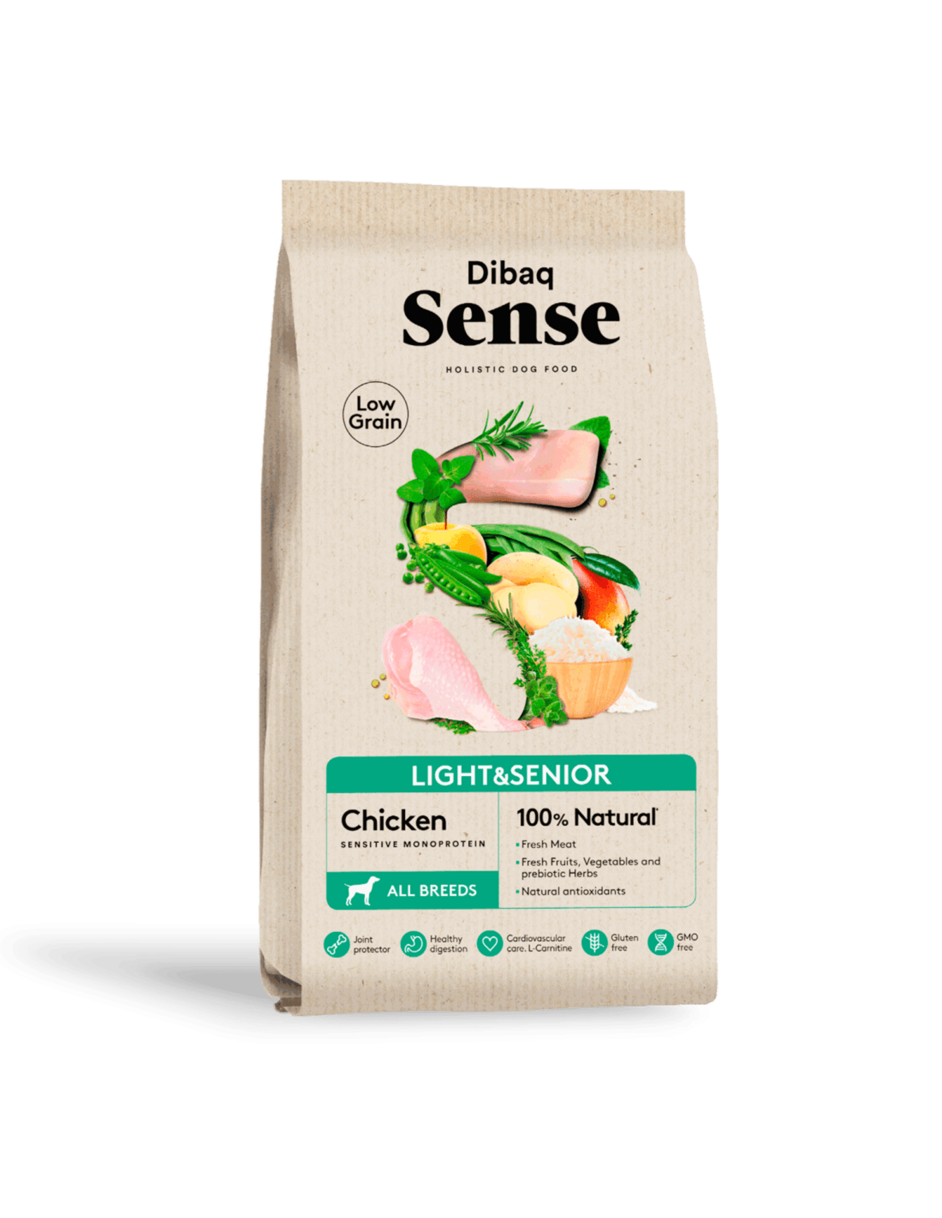 Dibaq Sense Low Grain Pollo Light o Senior - 1