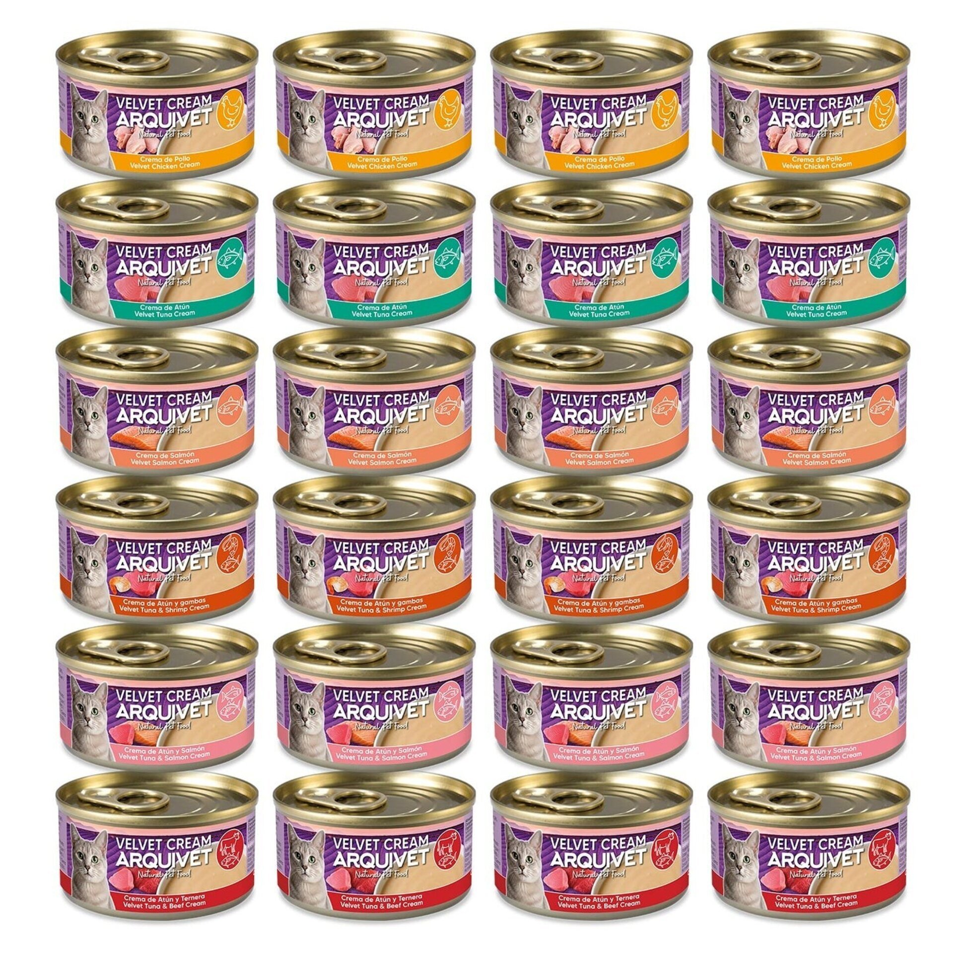 Arquivet Latas de crema (6 recetas) - Variety pack - Velvet Cream - 2