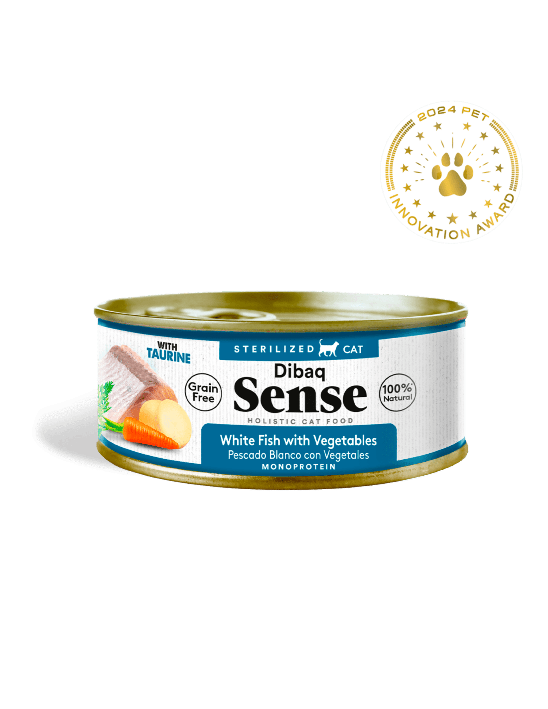 Dibaq sense esterilizado pescado blanco con vegetales - 1