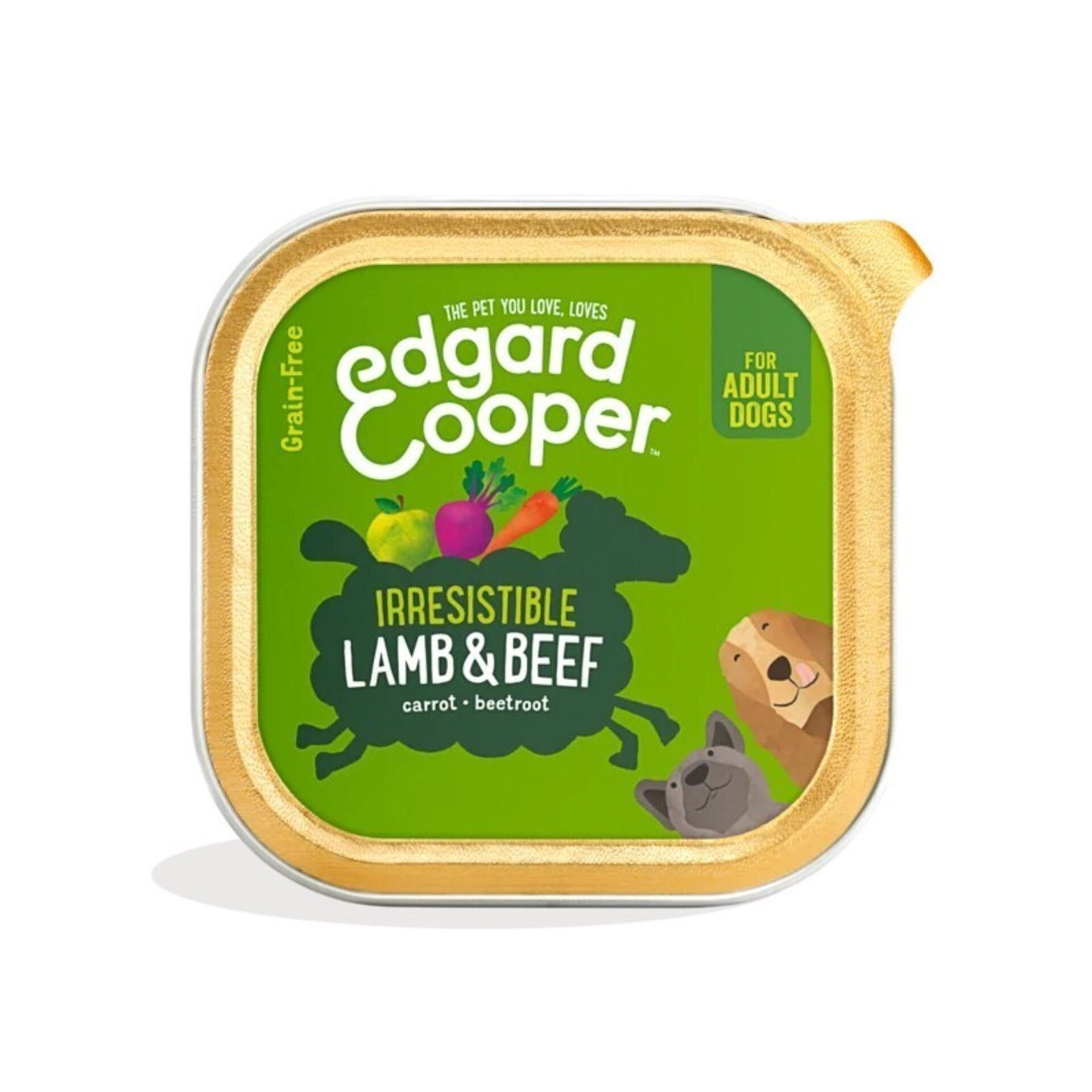 Edgar & Cooper Adult Cordero y Vacuno 150 Gr Tarrina para Perros - 1