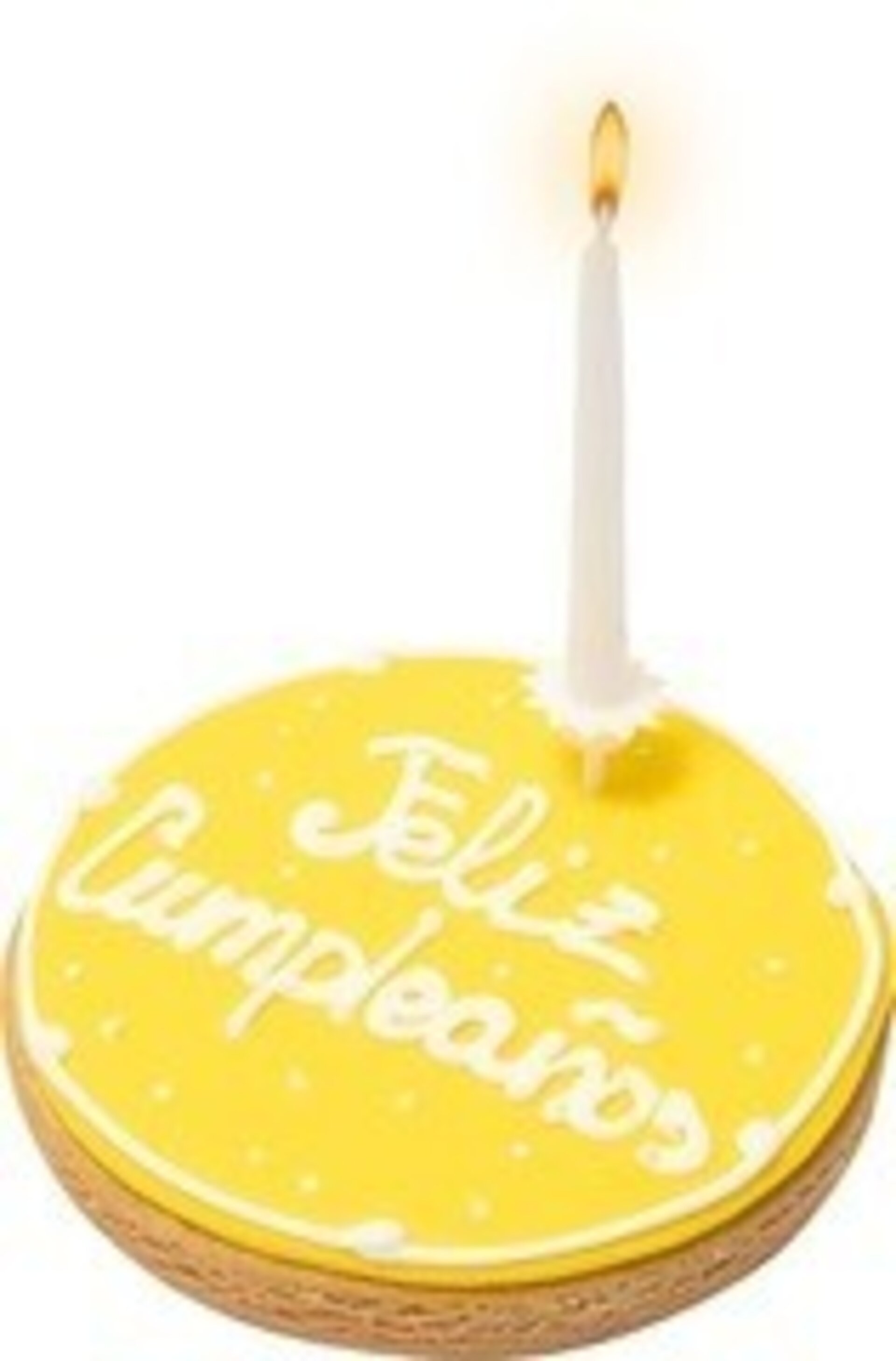 Doggyebag tarta de cumpleaños para perro amarillo 120g - 2