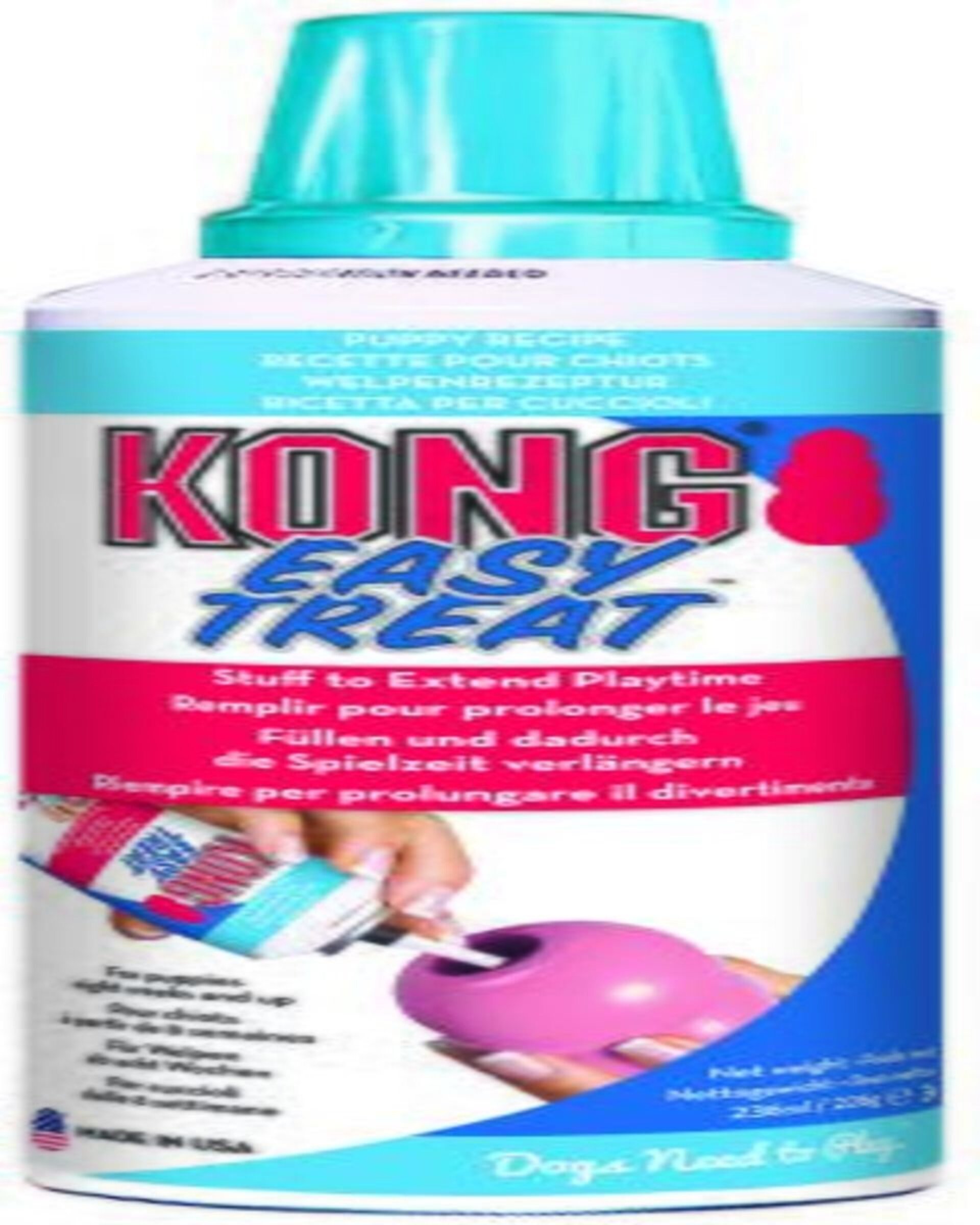 KONG Crema para Rellenar Juguetes Easy Treat para Cachorros - 1