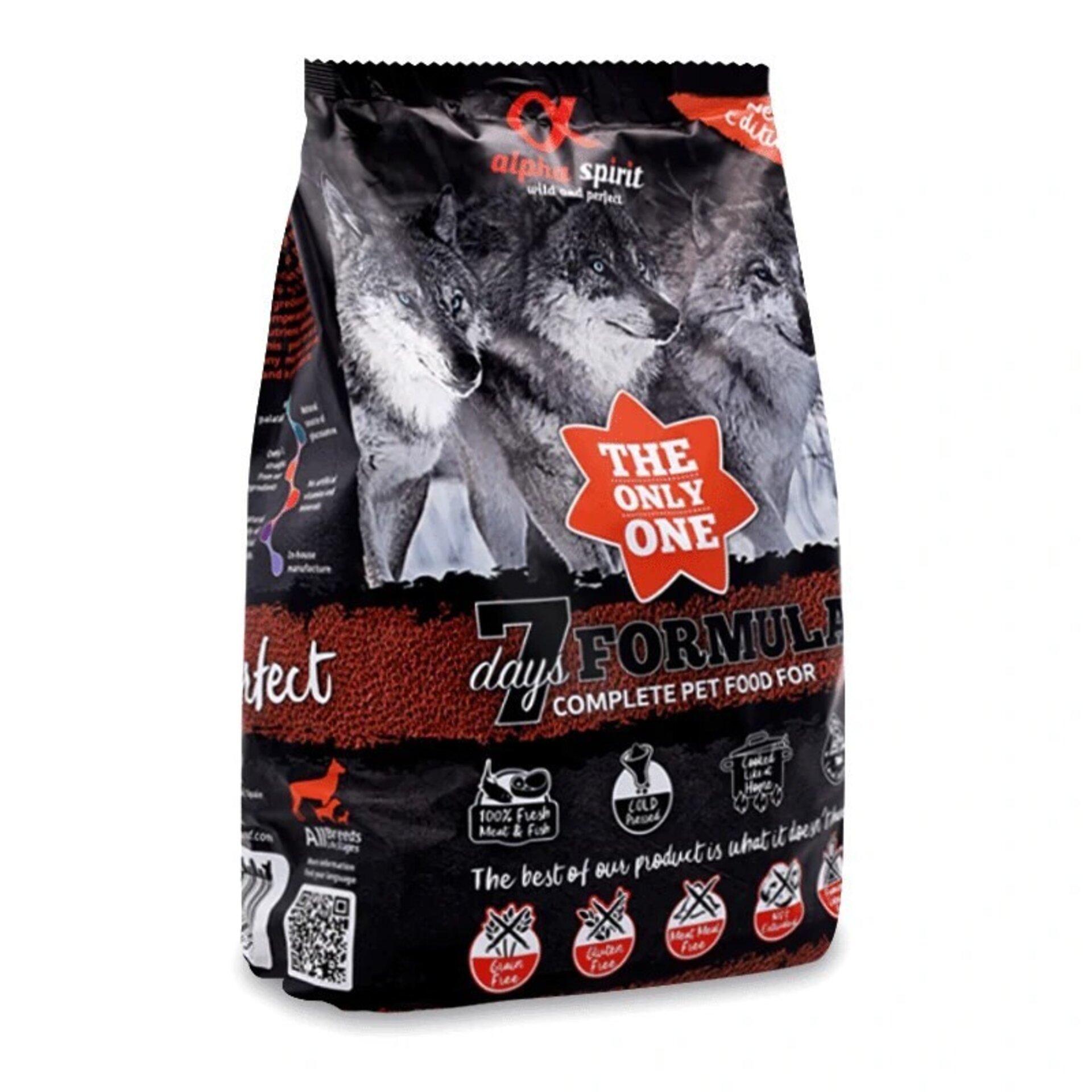Alpha Spirit The Only One 7 Days pienso para perros 12kg - 1