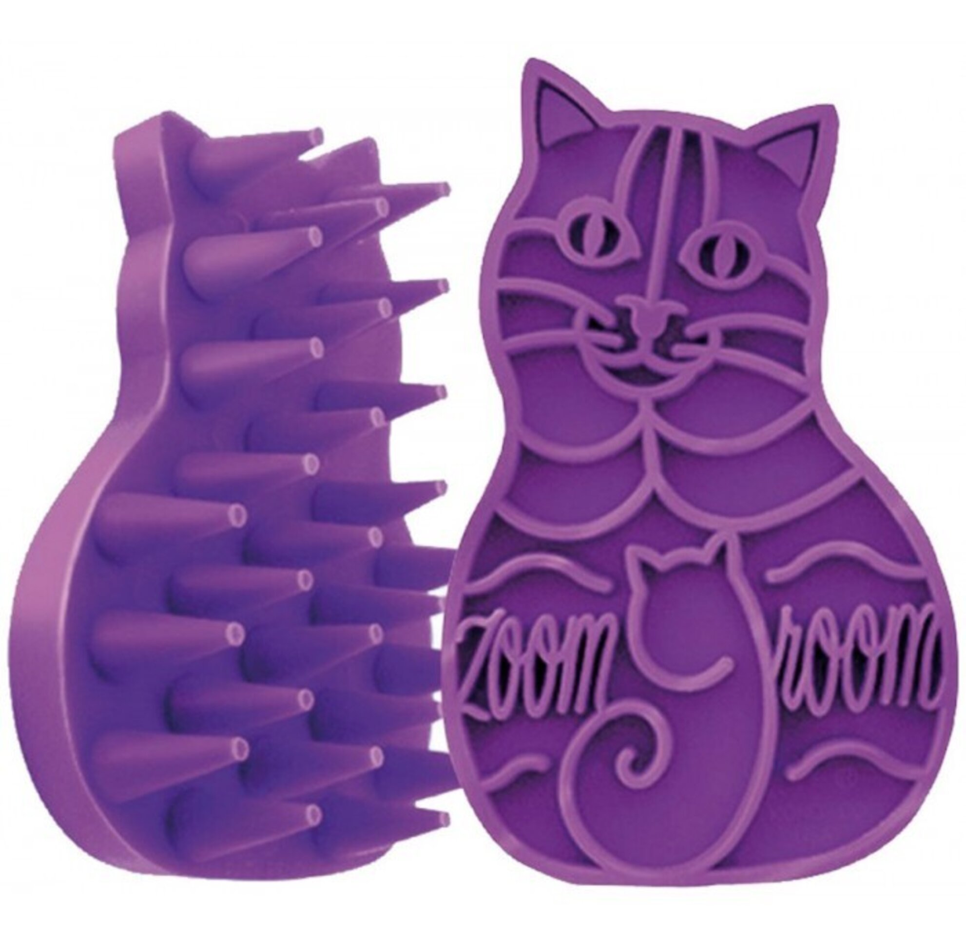 KONG ZoomGroom Cepillo de Goma para Gatos - 1