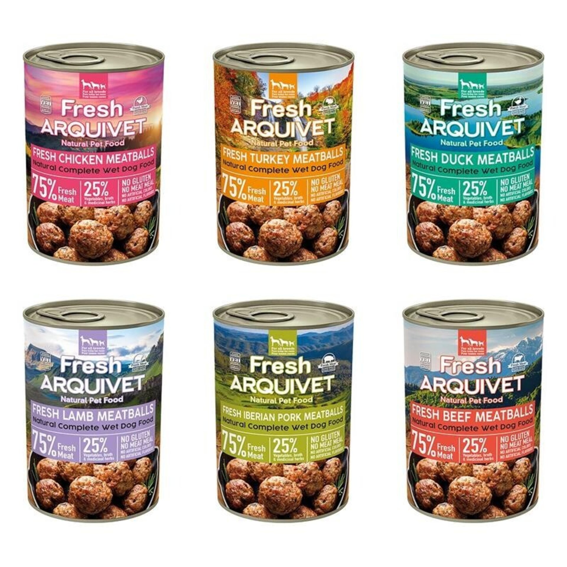PACK 6 unidades x 400 g - Arquivet Fresh Meatballs - 3