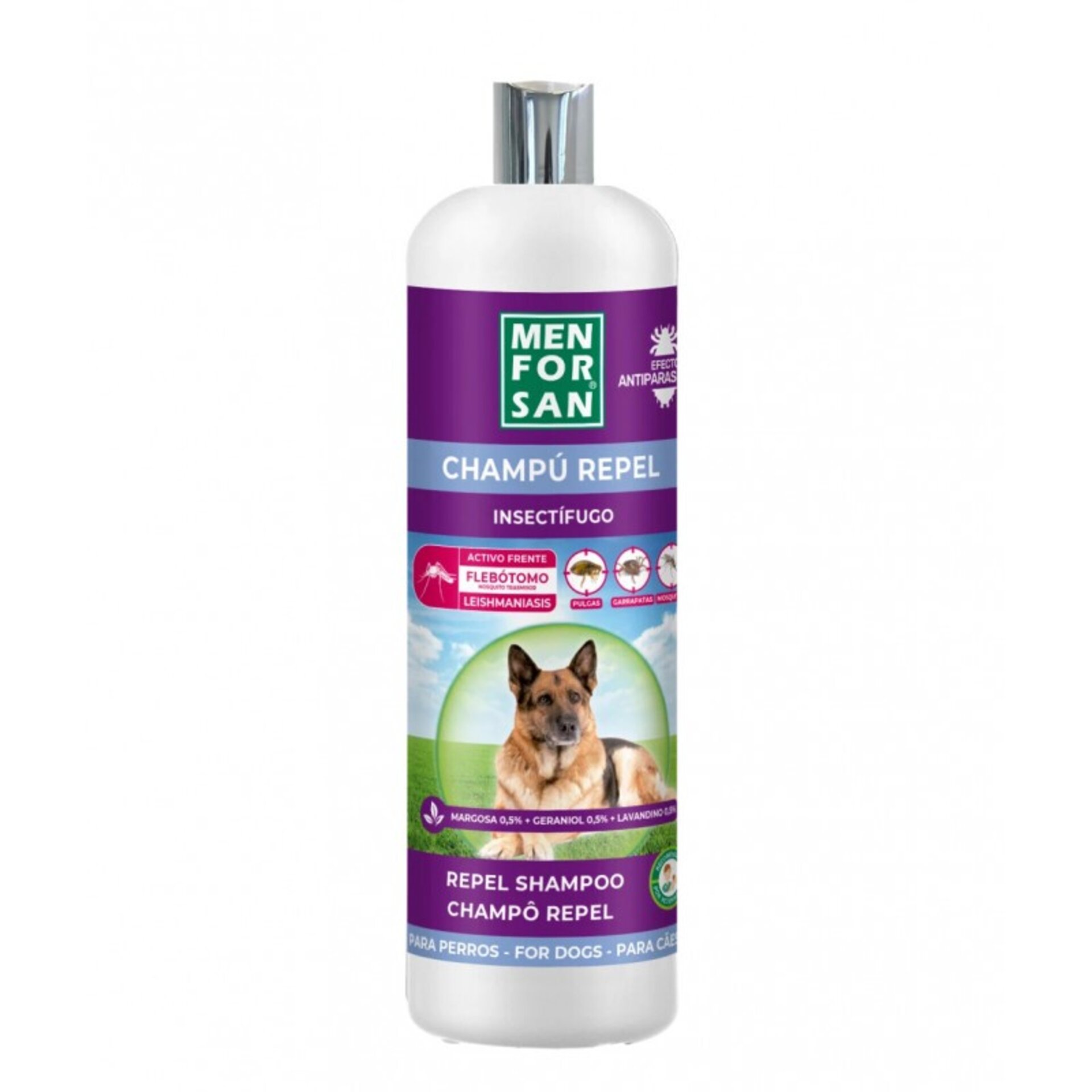 Champú Anti-insectos con margosa, geraniol y lavandino - 2