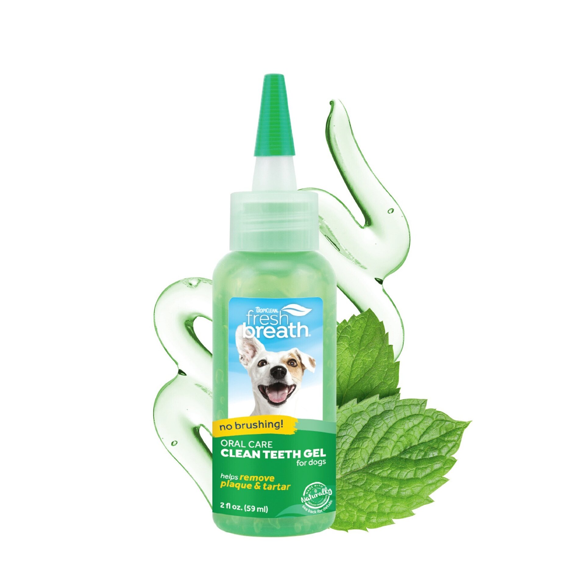 Tropiclean gel bucal para un aliento fresco y dientes limpios 59ml - 1