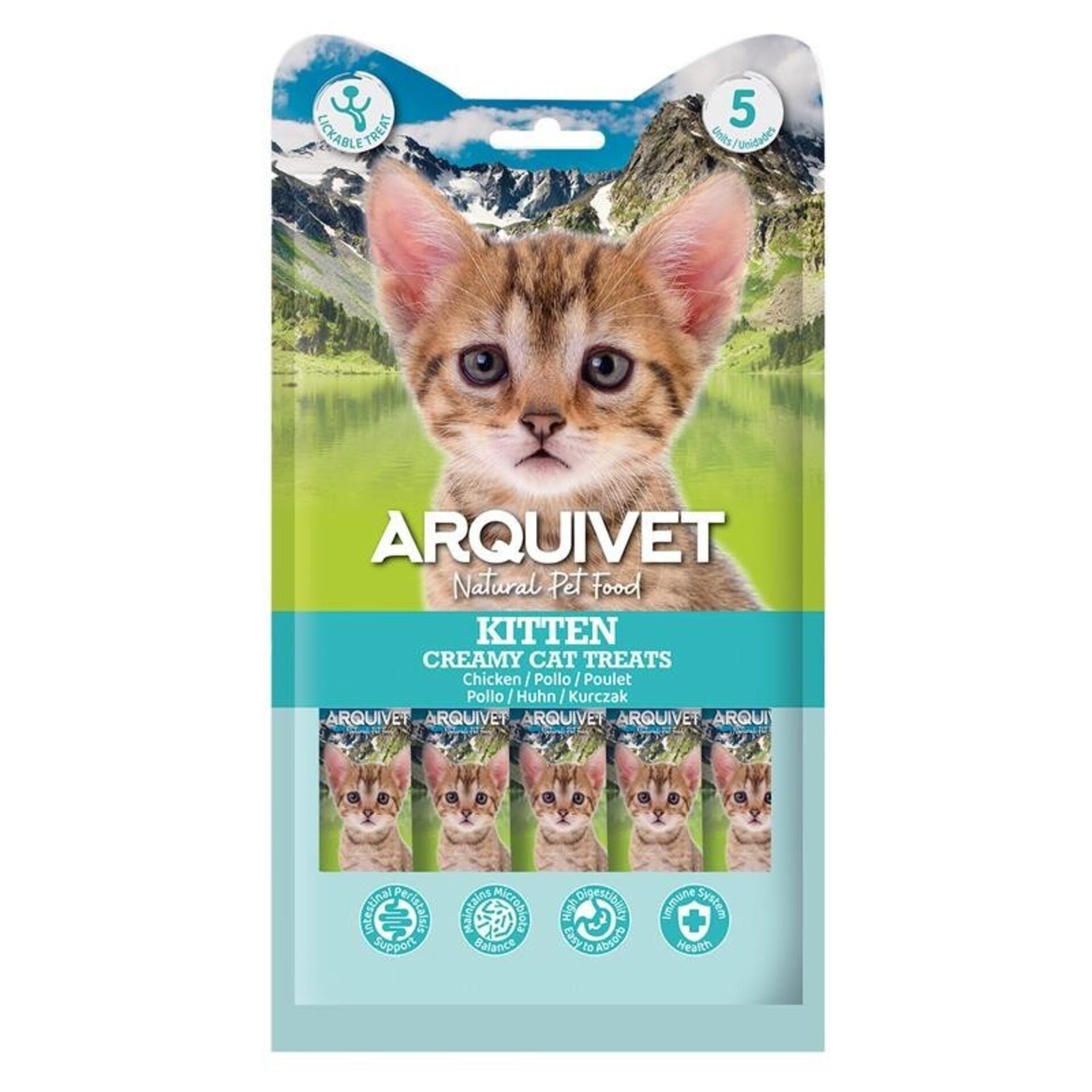 Creamy Cat Treats KITTEN Snack cremoso de pollo - 1