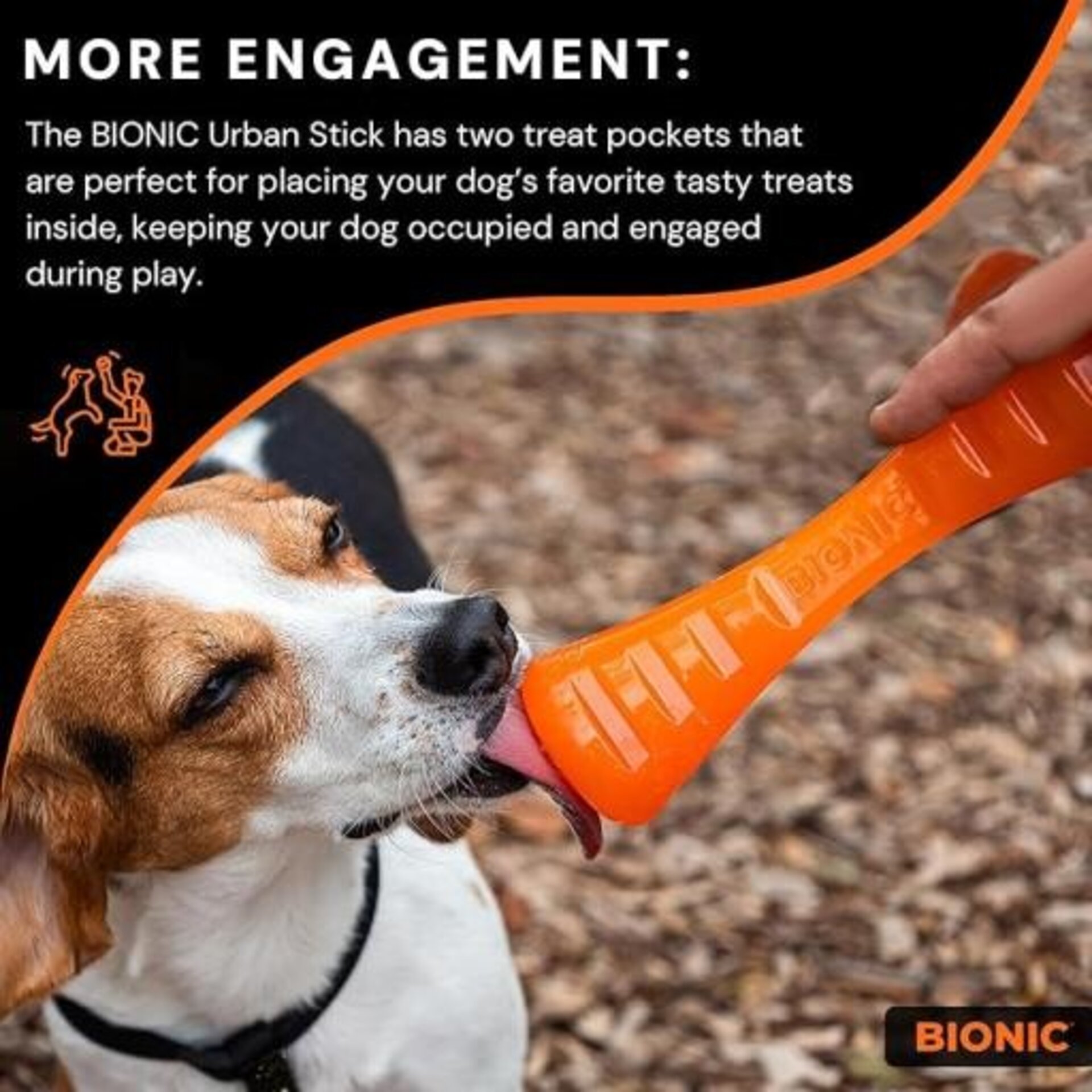 Bionic Mordedor Urban Stick Rellenable para Perros - 4