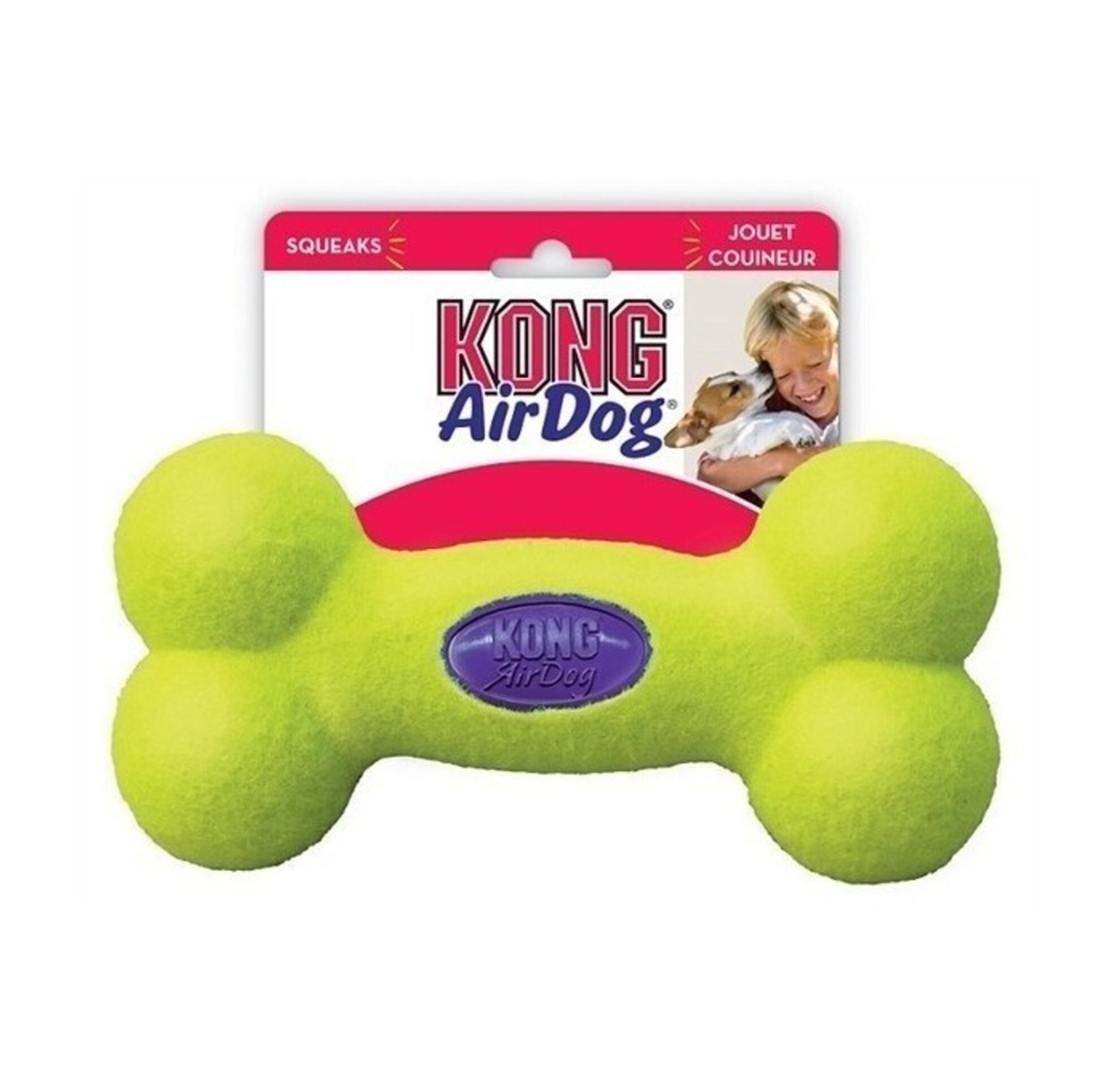 KONG Squeaker Bone Juguete Hueso Perros - 2