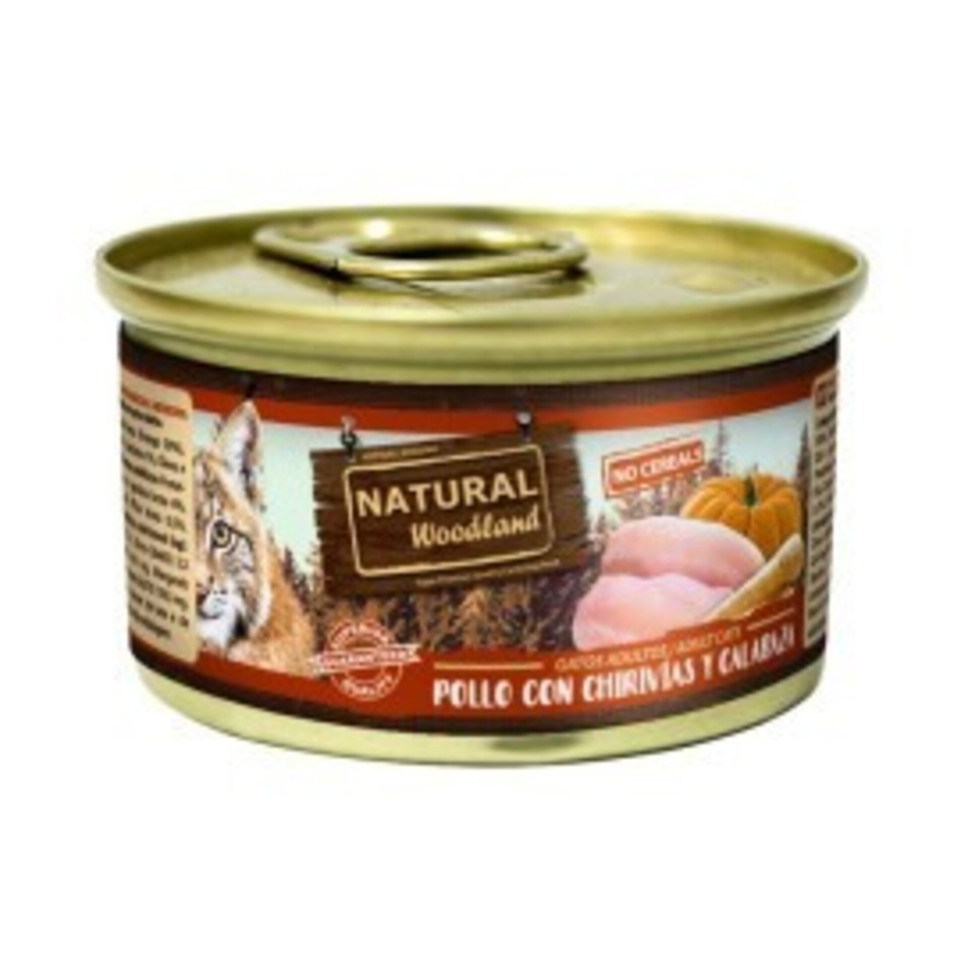 Natural Woodland Lata Pollo con Chirivías y Calabaza 85g - 1