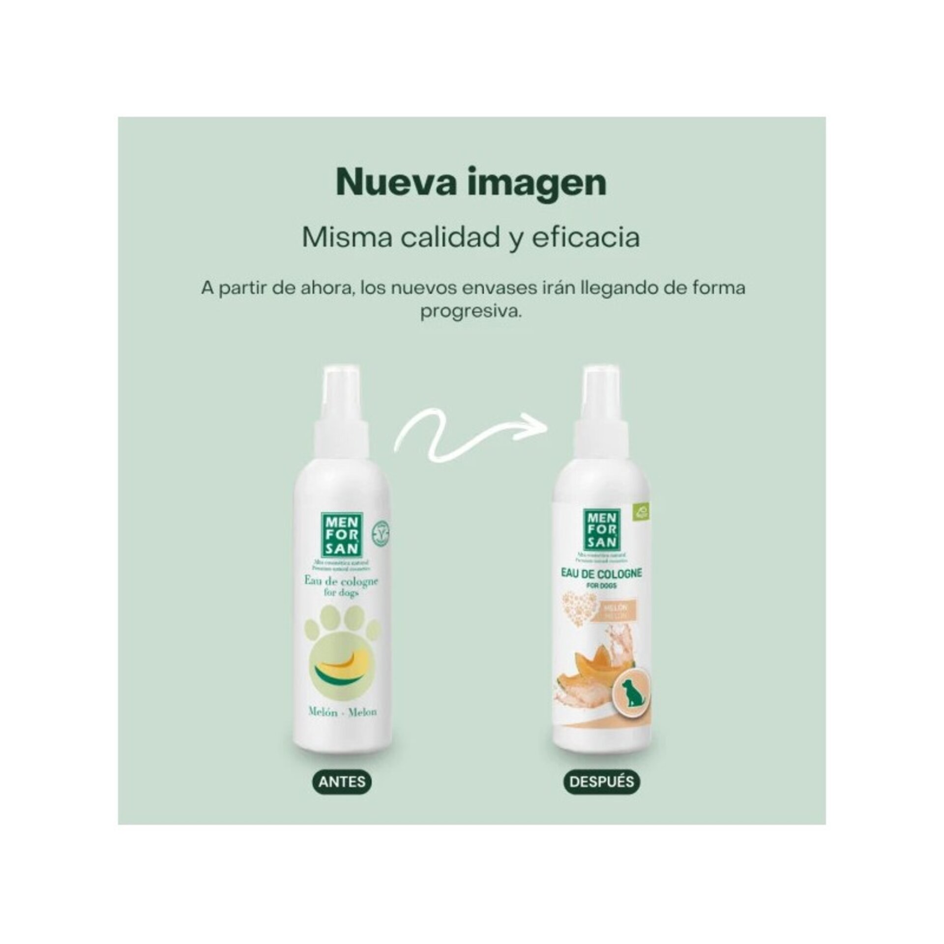 Agua de colonia para perros melón 125ml - 2