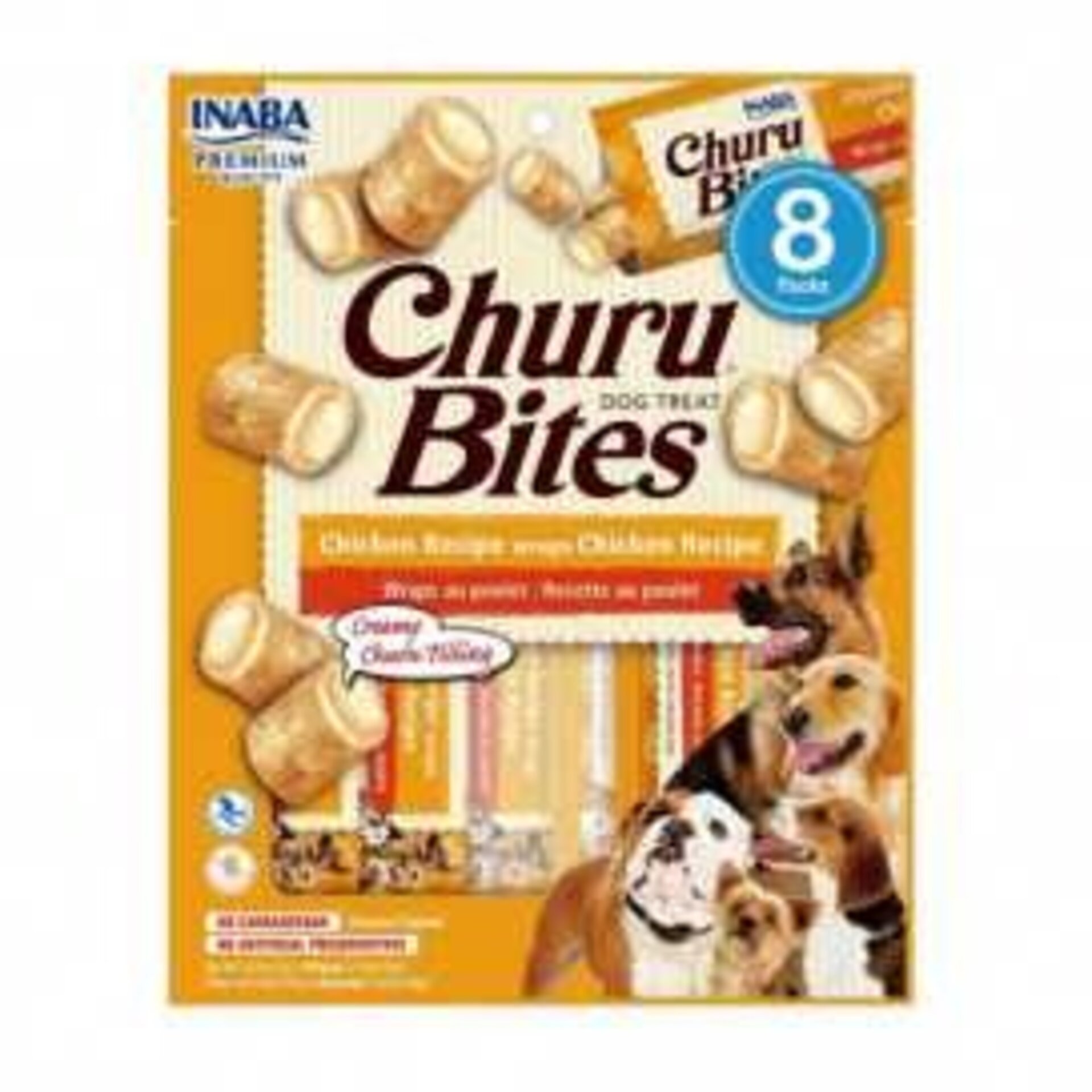 Churu Bites Rellenos de Pollo para Perros (8x12g) - 1