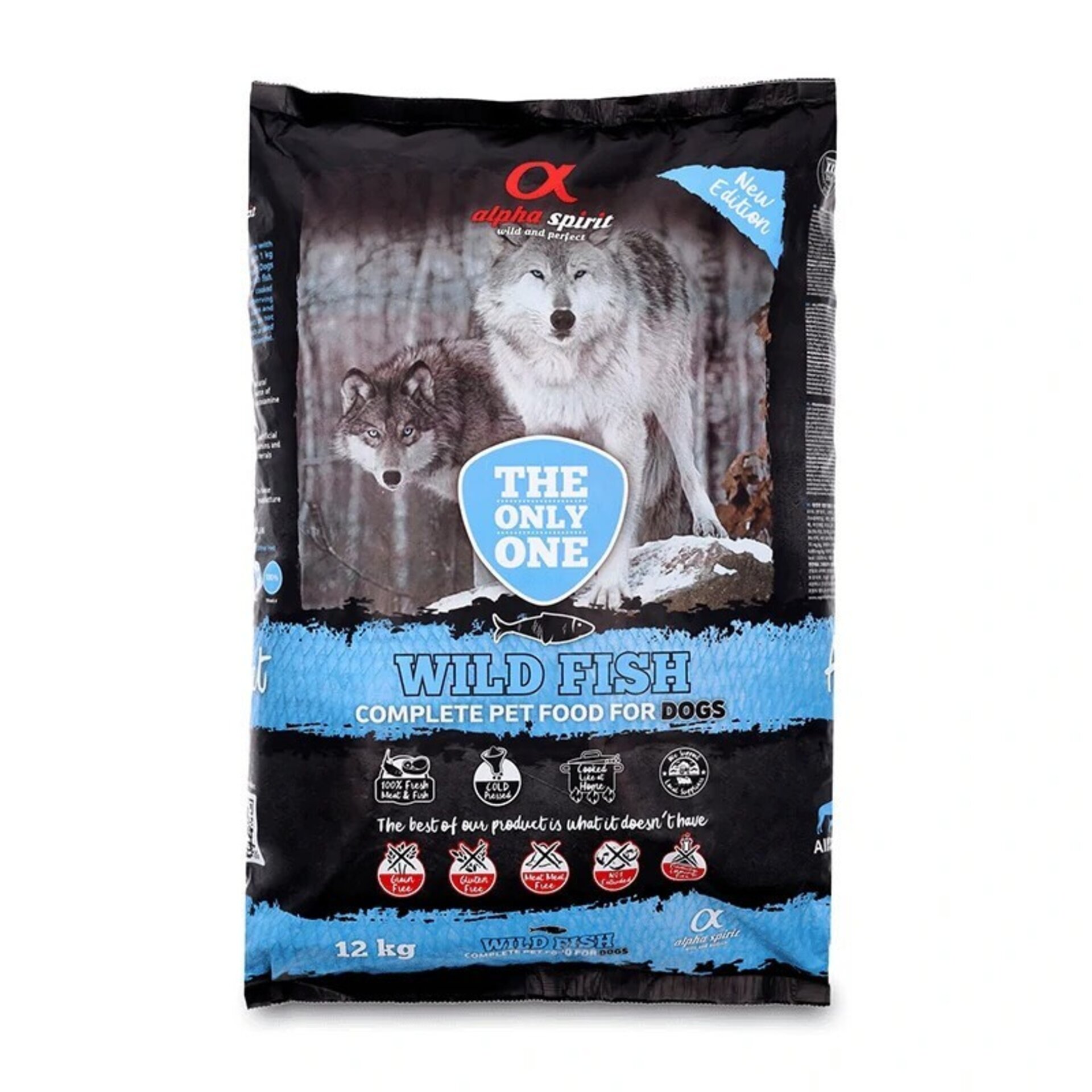 Alpha Spirit The Only One Hypoallergenic Fish para perros adultos - 2
