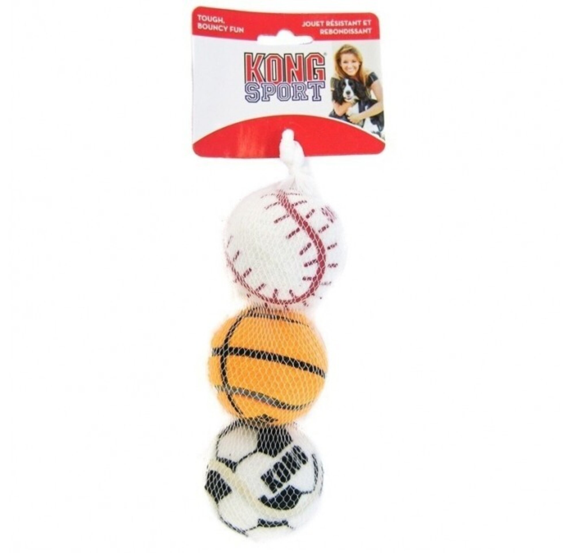 KONG Pack de 3 Pelotas Ball Sport - 2