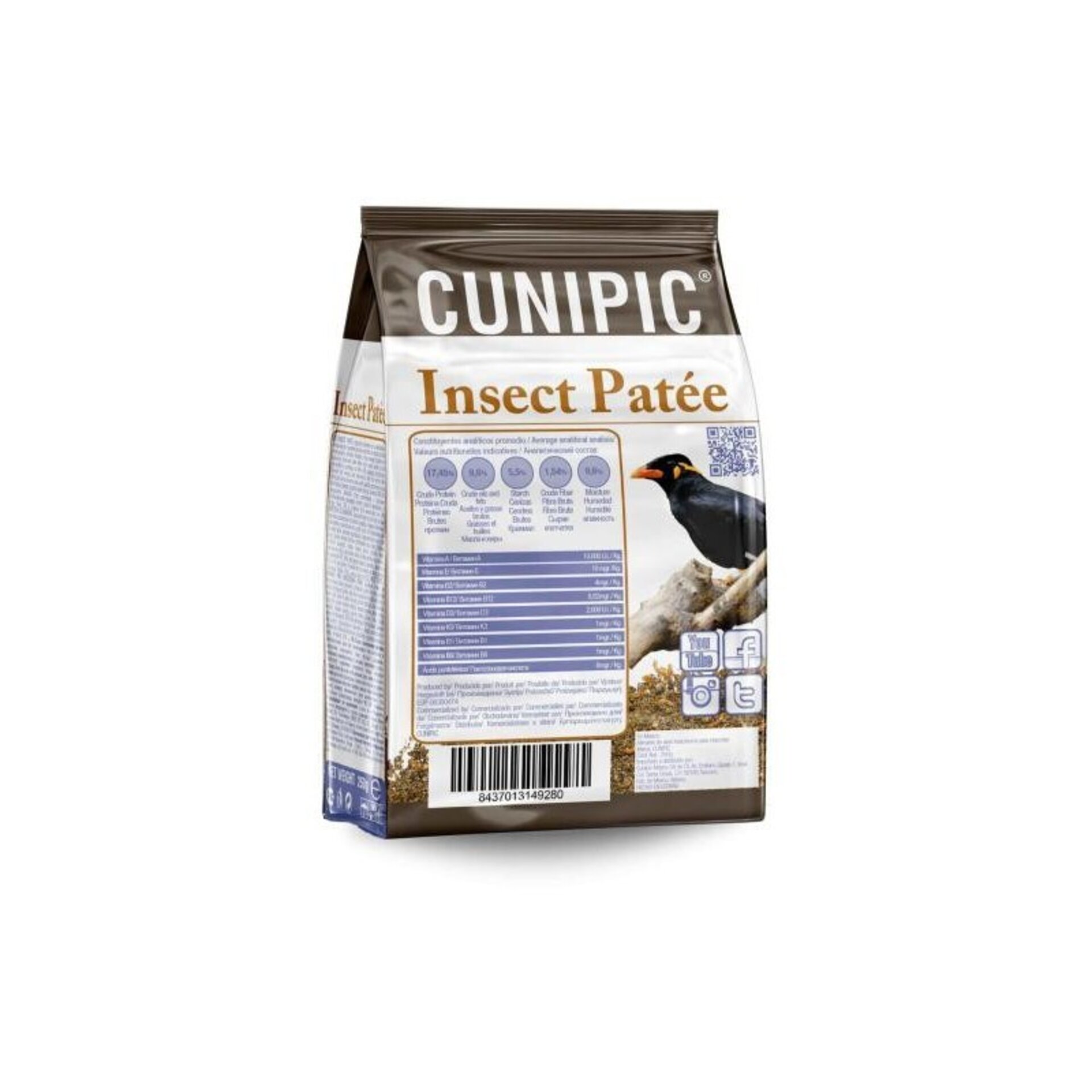 Cunipic Pasta de Cría para Pájaros Insectivoros 250gr - 2