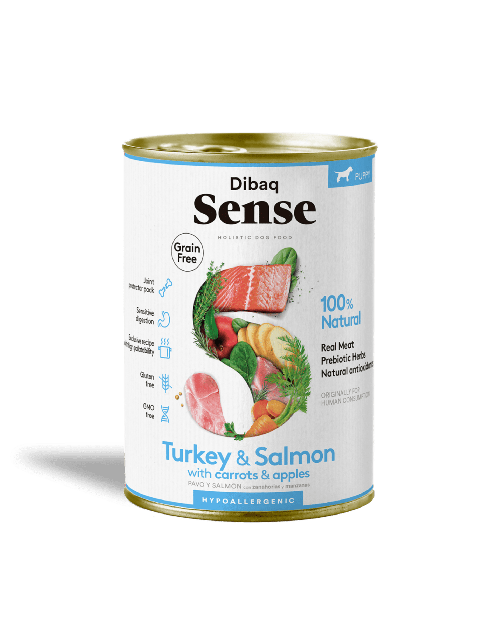 Dibaq Sense Salmón y Pavo Cachorros - 1