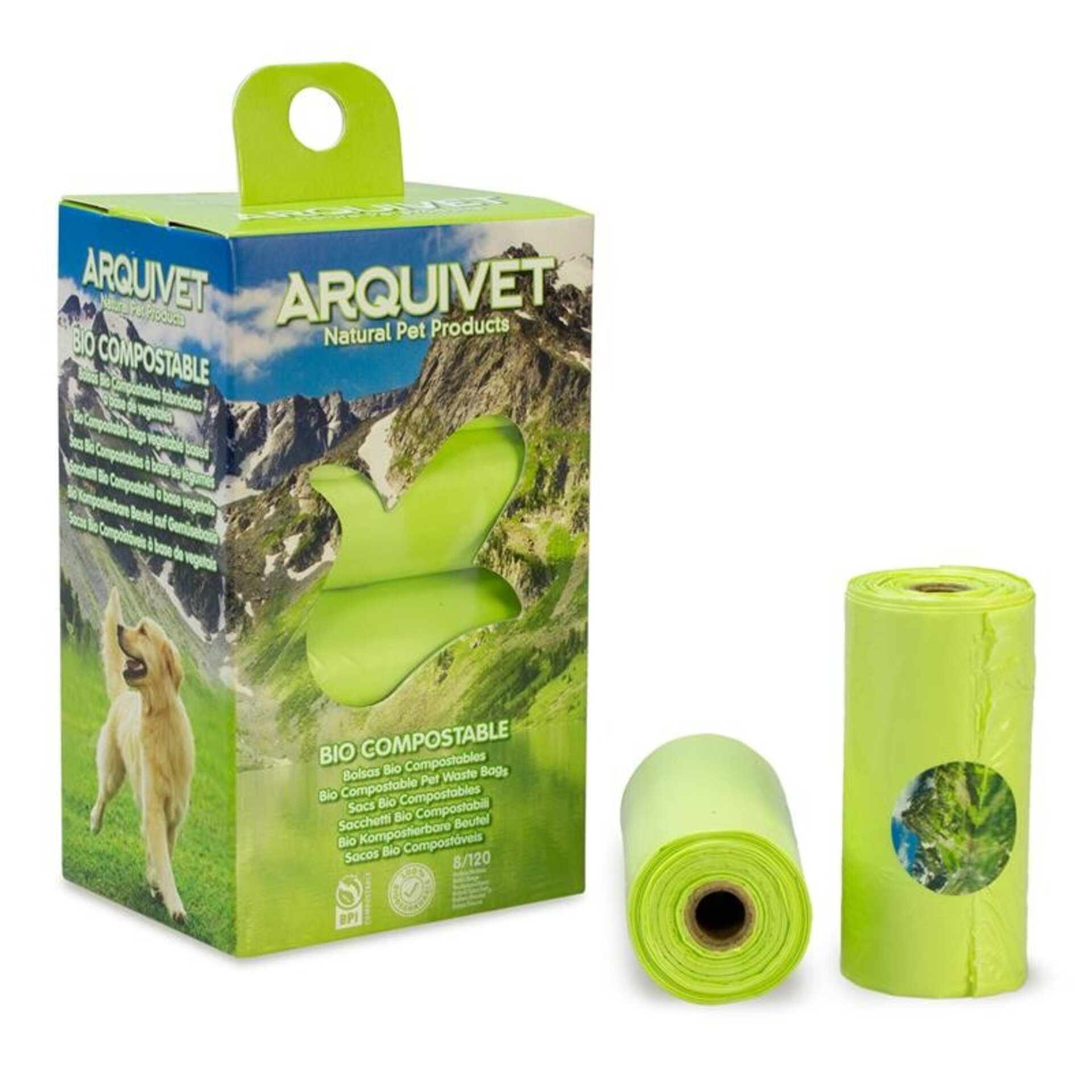 Bolsas Bio compostables (8 rollosx15 bolsas) - 1