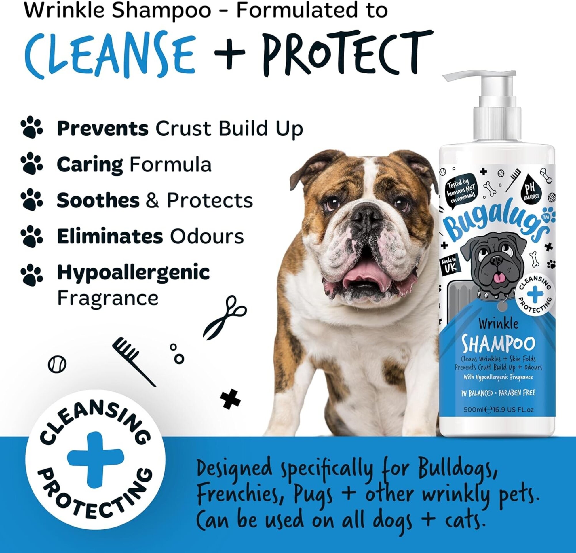 Bugalugs champú para perros para la piel con picazón 500ml - 8
