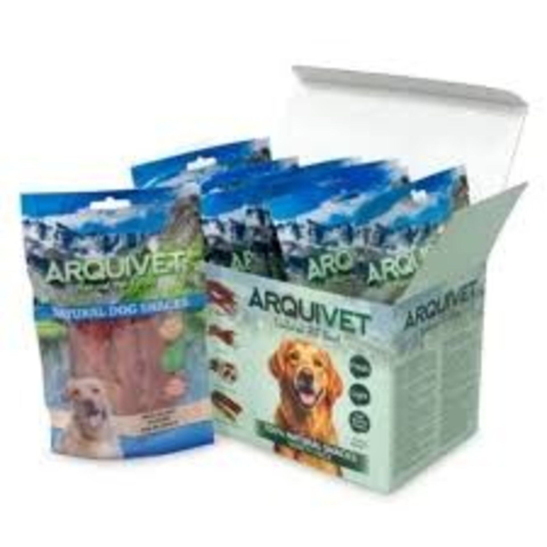 Variety Pack Snacks naturales para perros - 8 bolsas variadas de 100g - 2