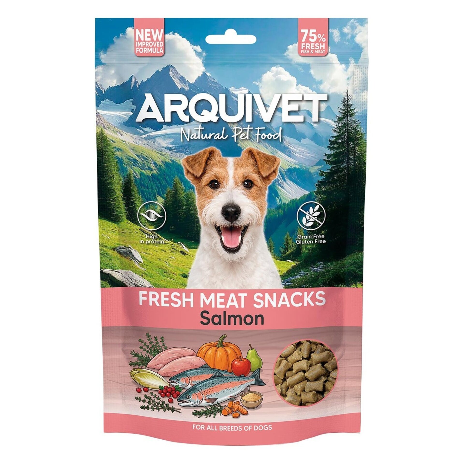 Snacks semihúmedos de salmón - Fresh Meat Snacks - 1