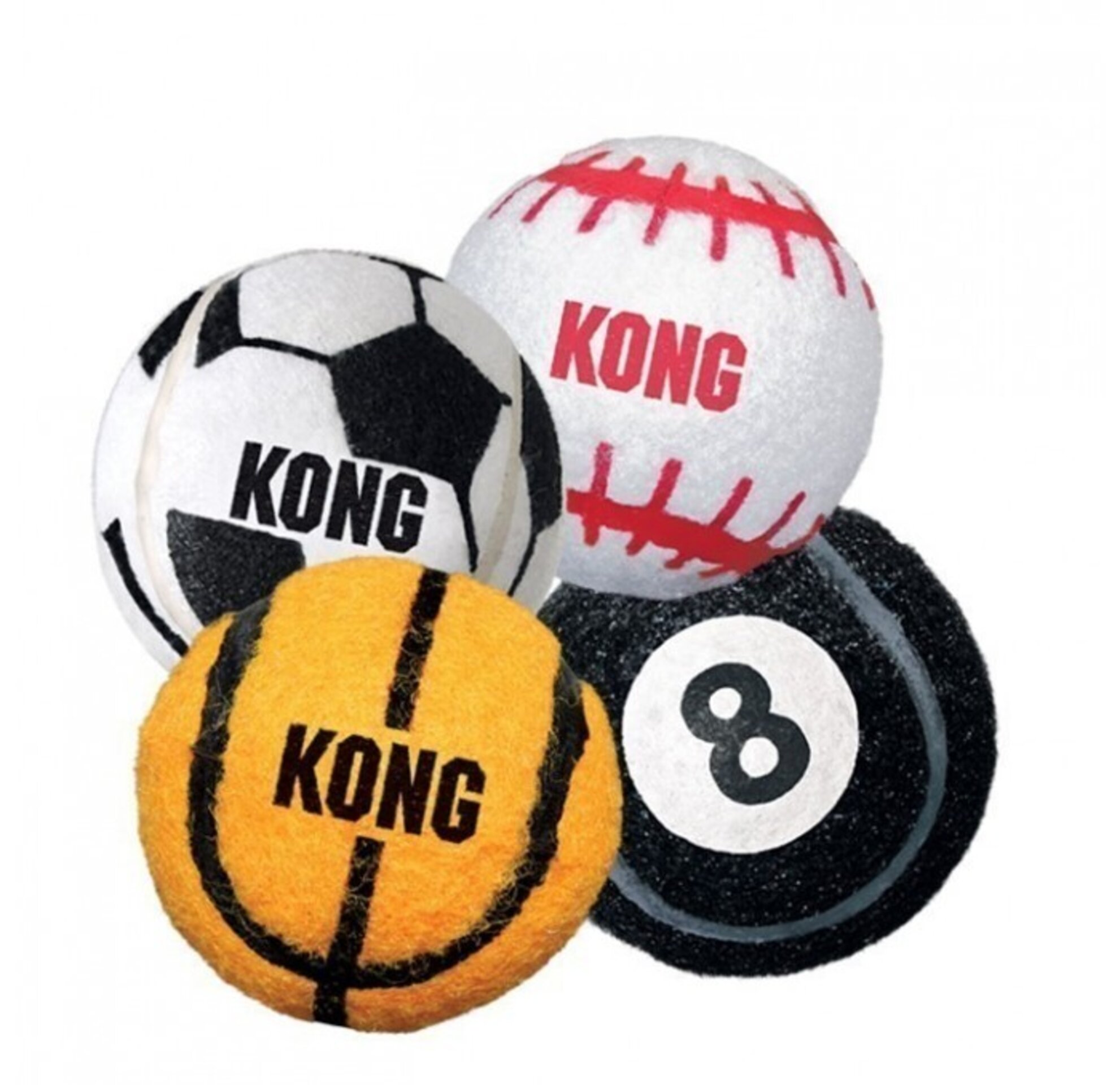 KONG Pack de 3 Pelotas Ball Sport - 1